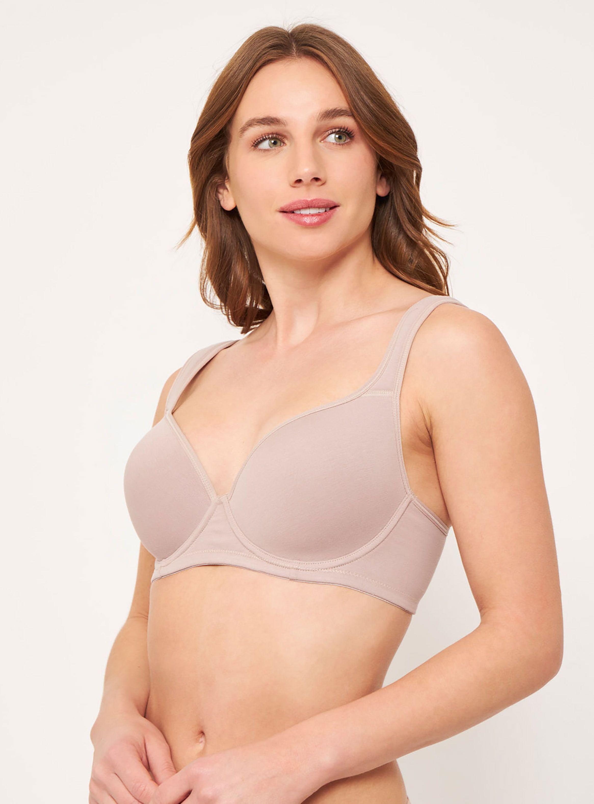 Sostén Taupe De Algodón Arco Con Padding Palmers 20087TAU-0