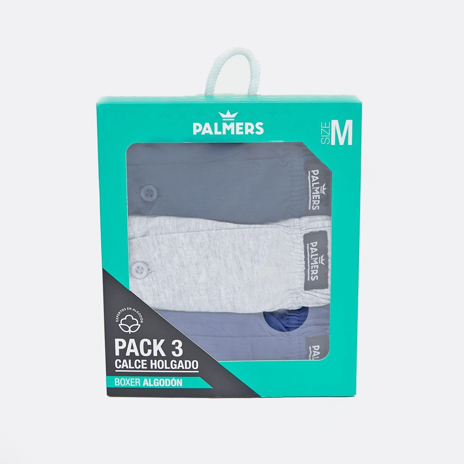 Pack 3 Boxer Holgado Algodón P3110k04 Hombre Palmers-6