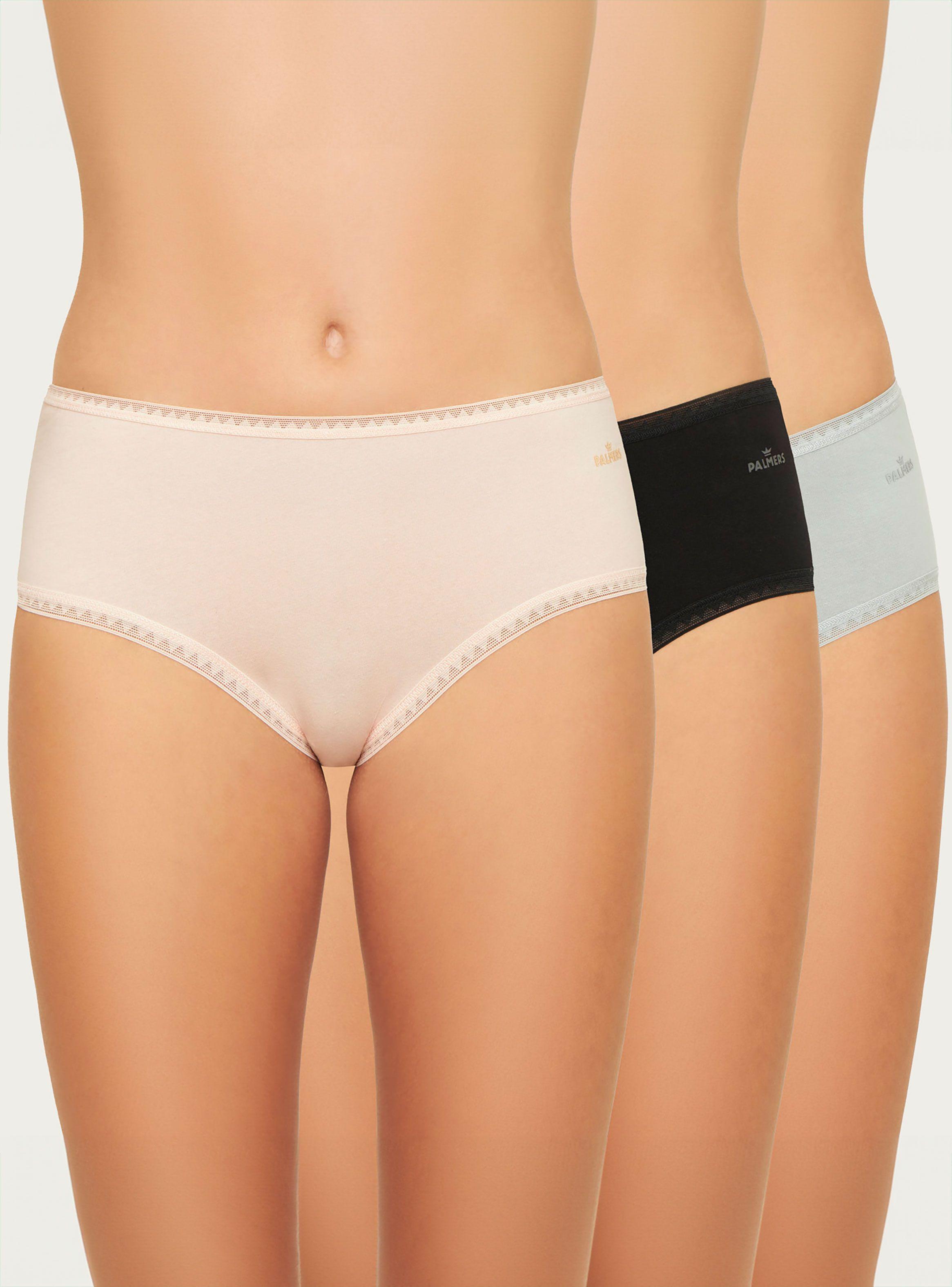 Pack 3 Pantaleta Algodón Orgánico Palmers Mujer P314G2124-0