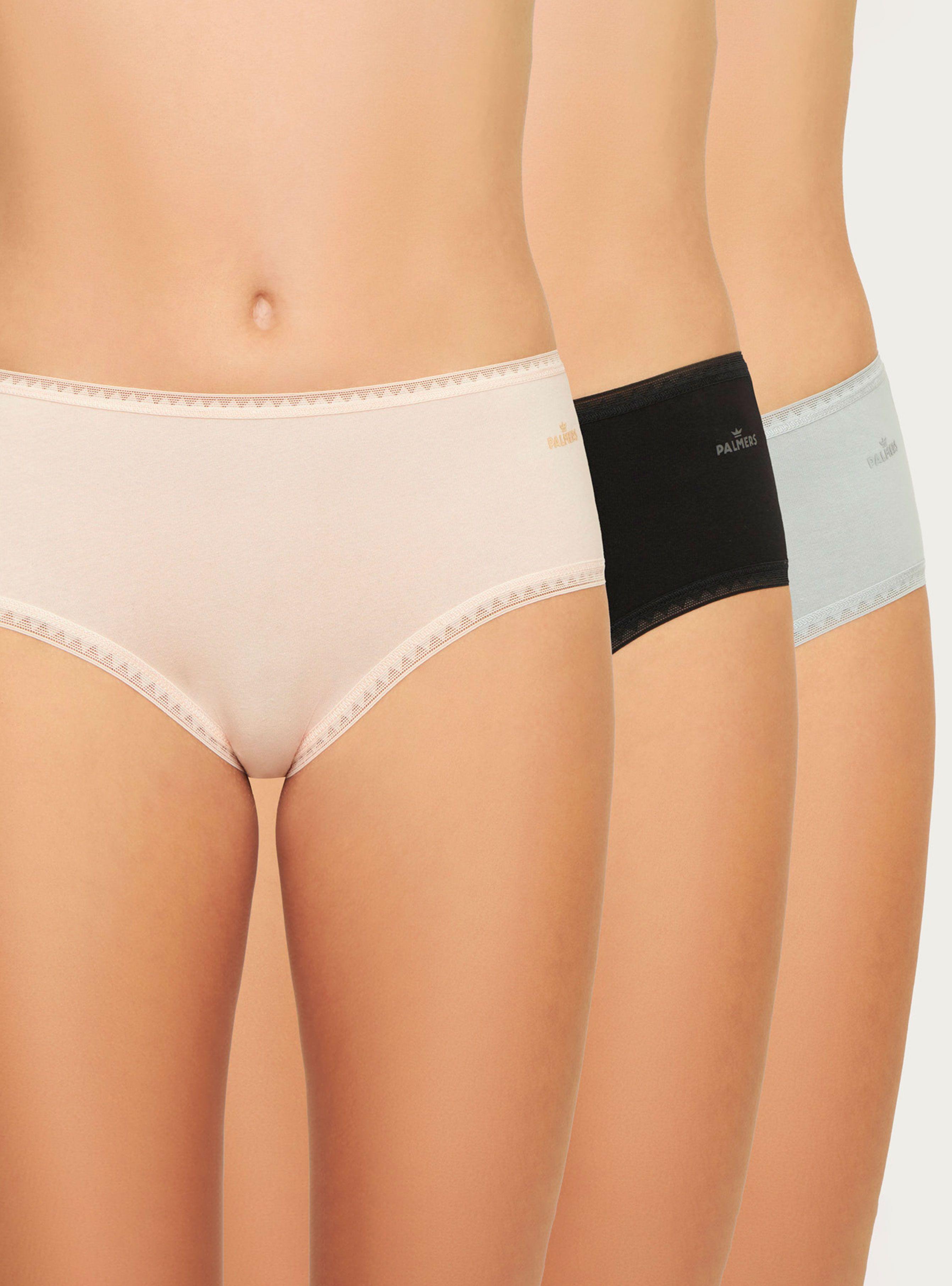Pack 3 Pantaleta Algodón Orgánico Palmers Mujer P314G2124-1