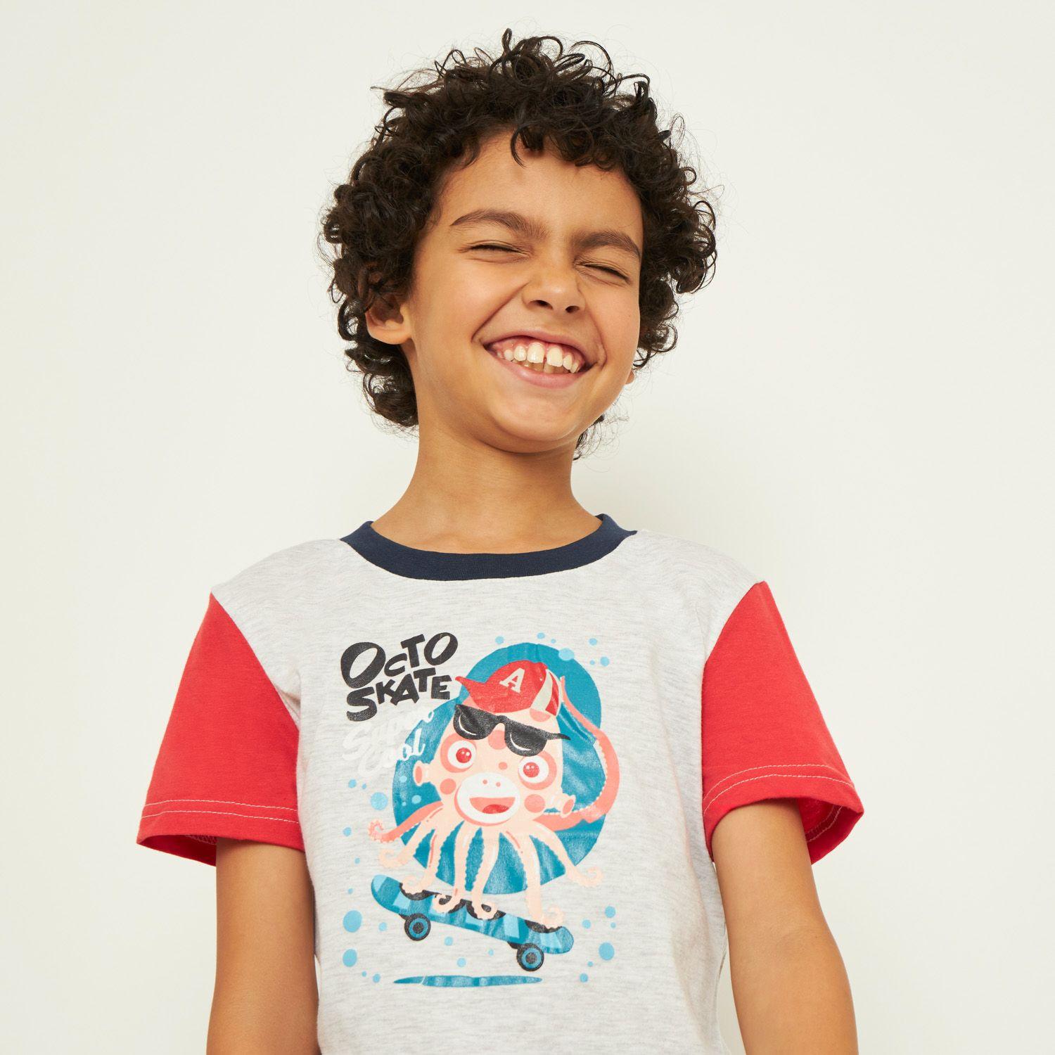 Pijama Corto Algodón Jersey Niño Palmers-3