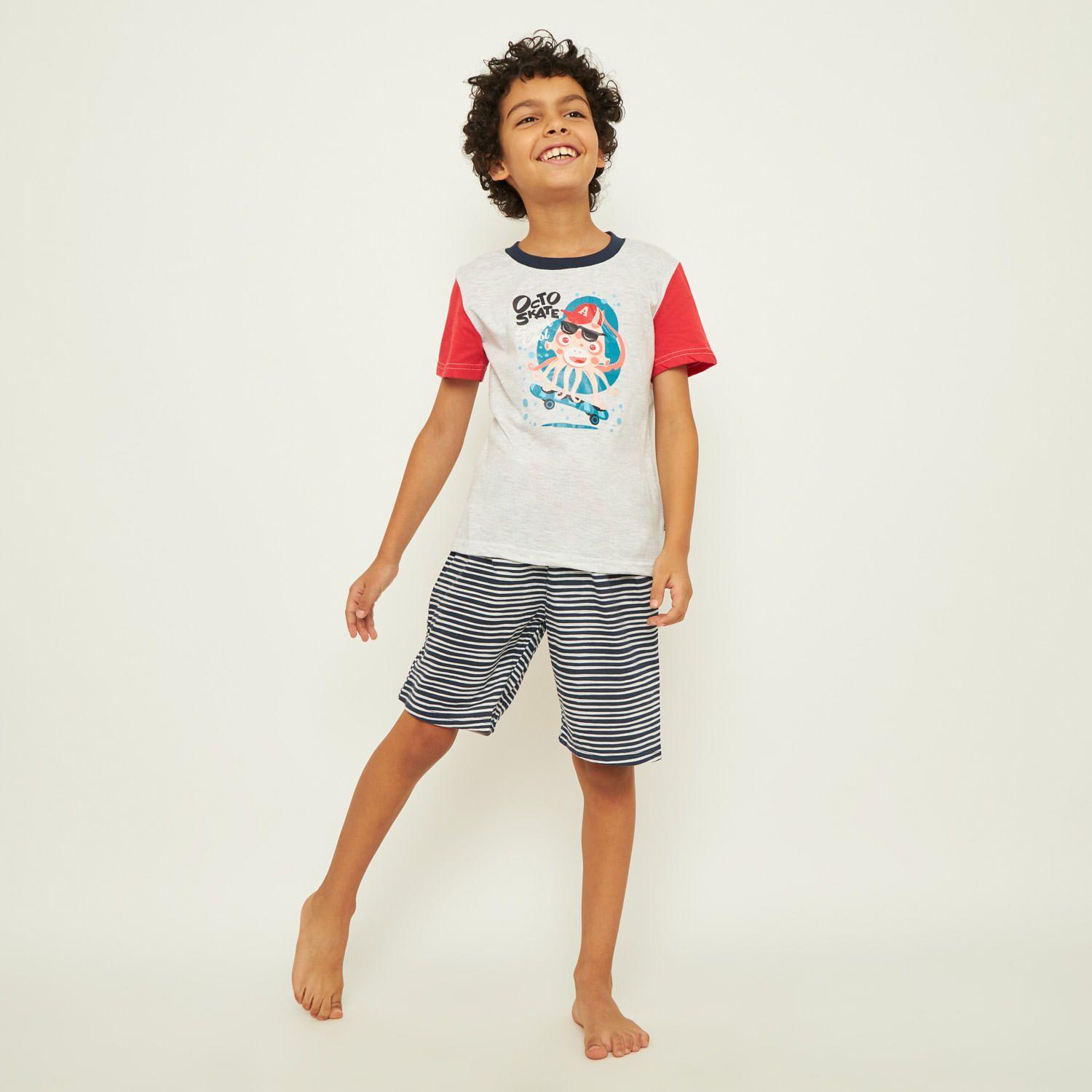Pijama Corto Algodón Jersey Niño Palmers-0