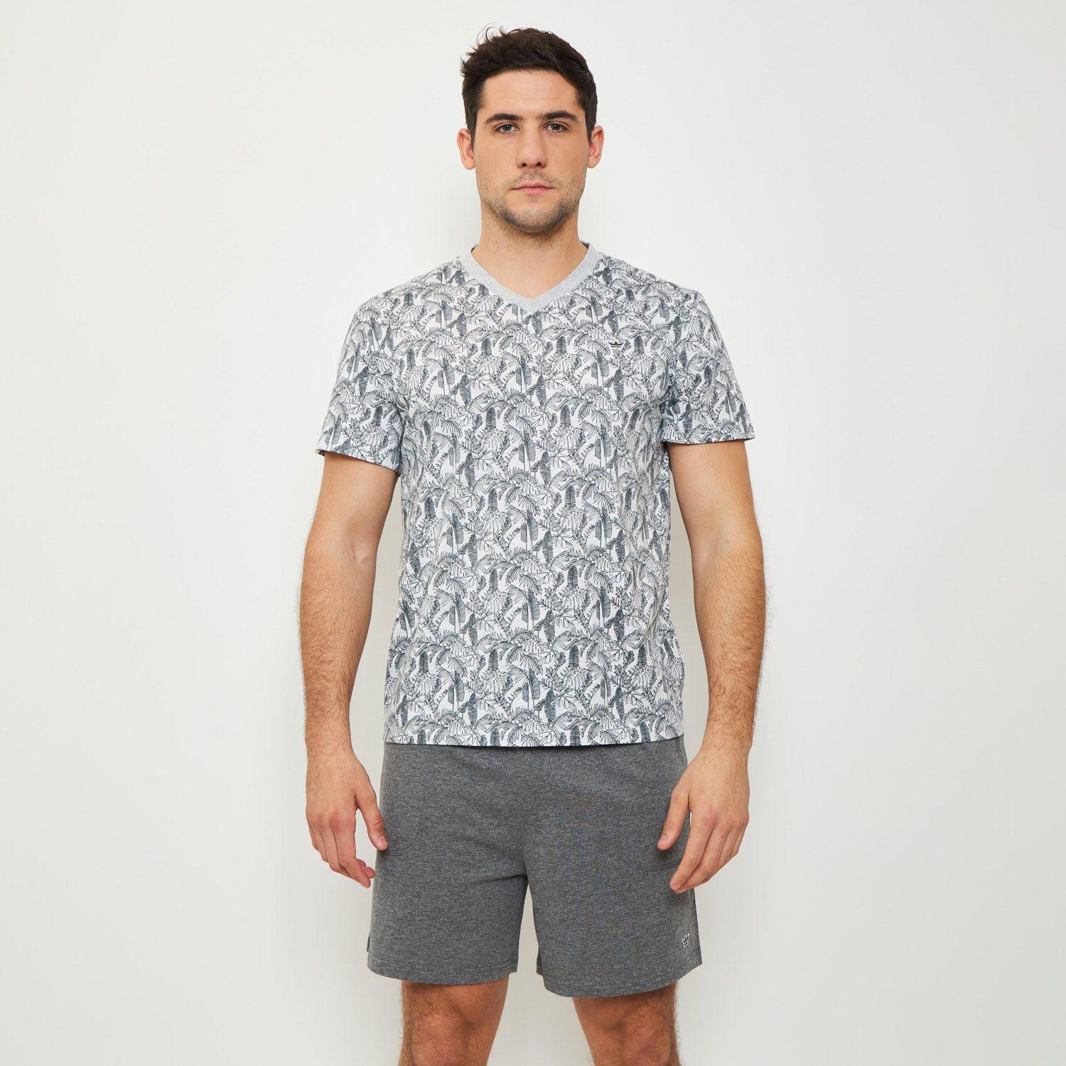 Pijama Hombre Corto Algodón Palmers 8142BGRI-0