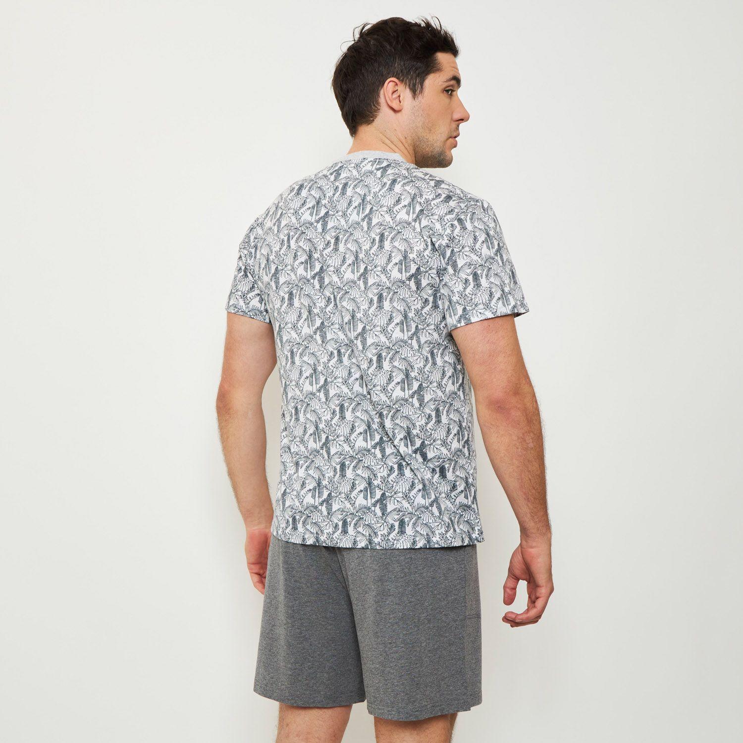 Pijama Hombre Corto Algodón Palmers 8142BGRI-2