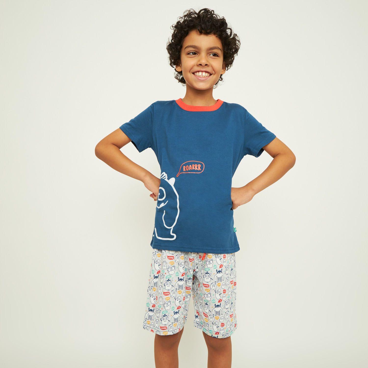 Pijama Corto Algodón Jersey Niño Palmers-1