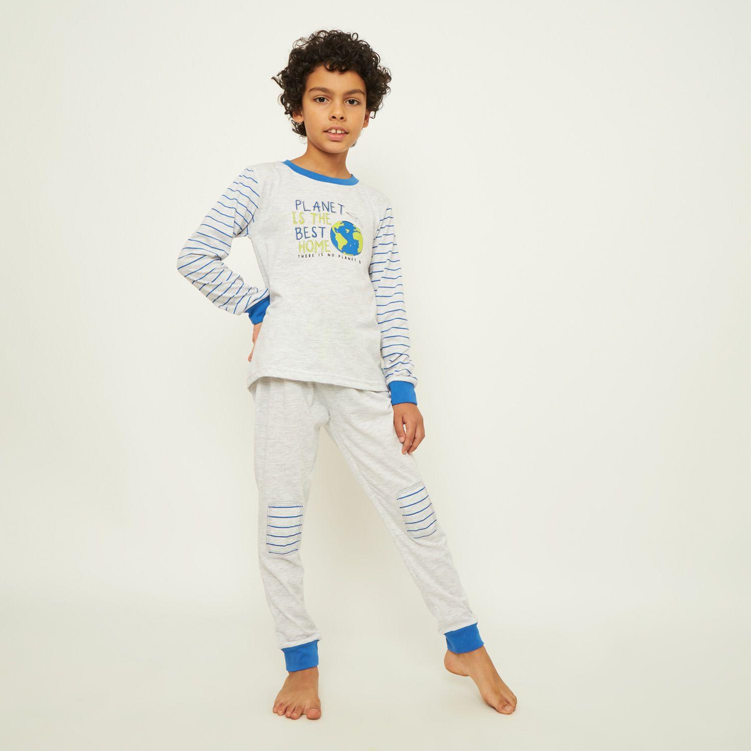 Pijama Largo Algodón Niño Palmers-0