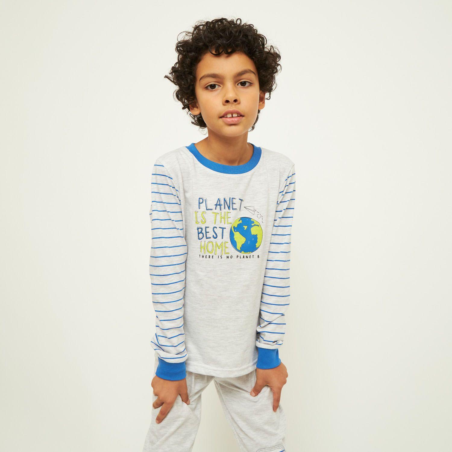 Pijama Largo Algodón Niño Palmers-1