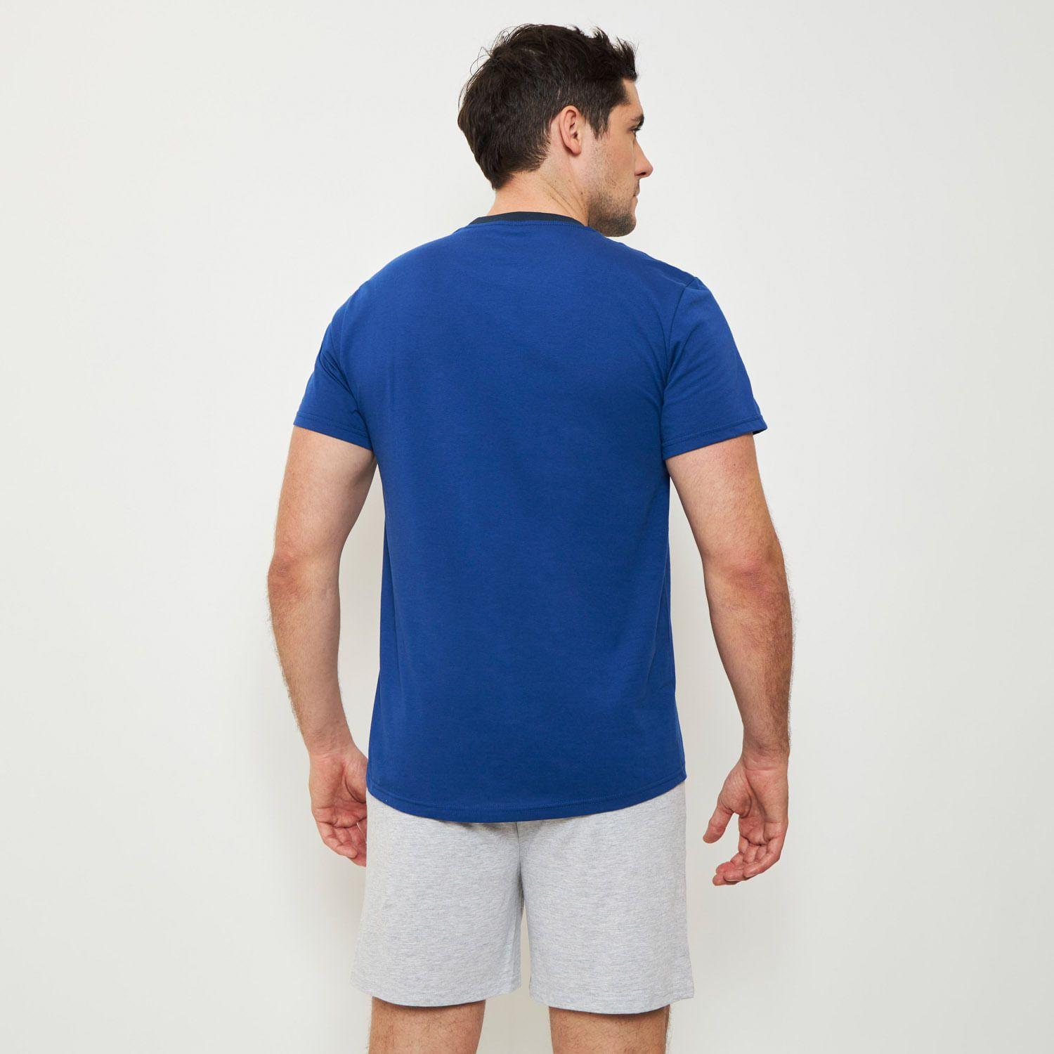 Pijama Hombre Corto Algodón Palmers 8144CAZU-1