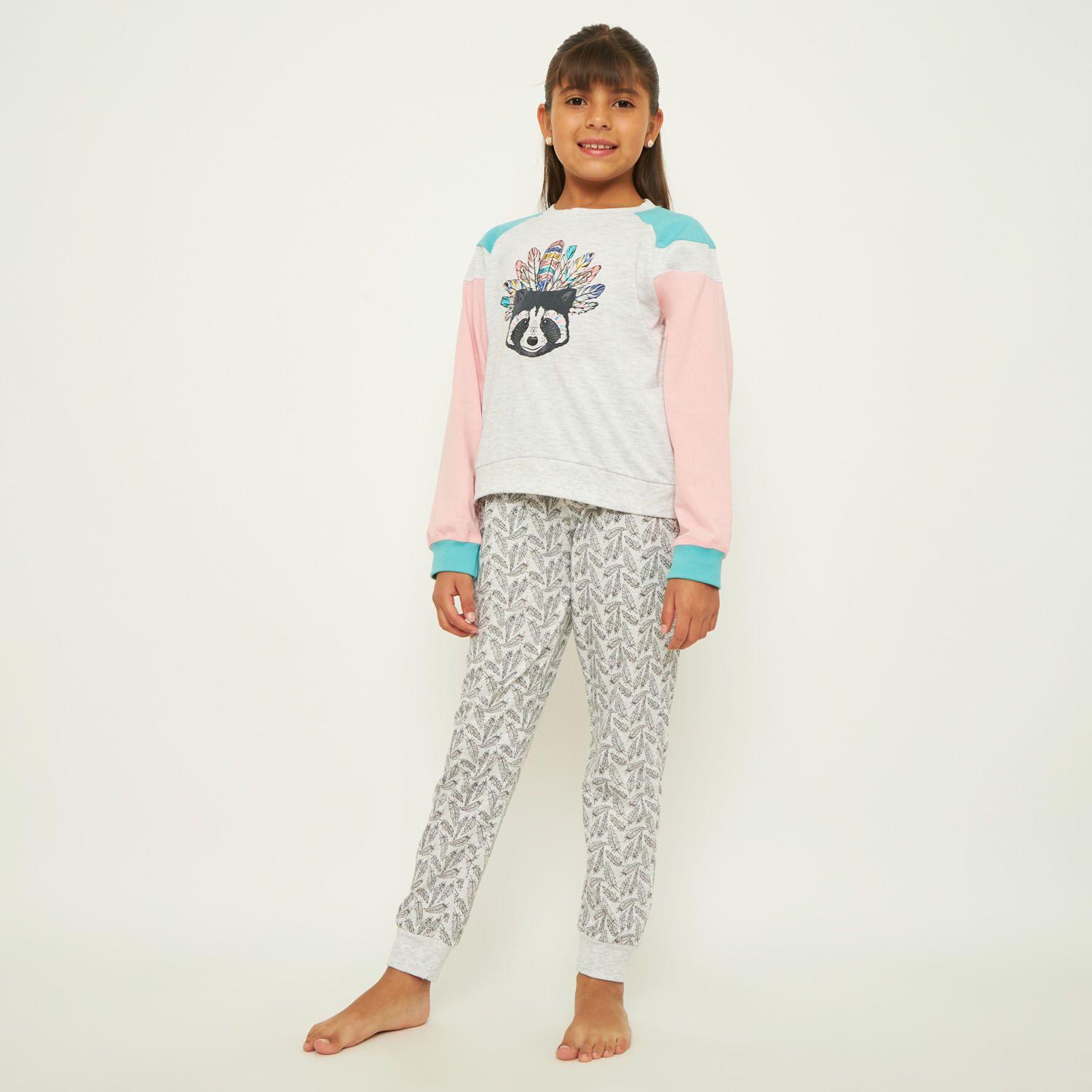 Pijama Niña Largo Algodón Palmers 67232ROS-0