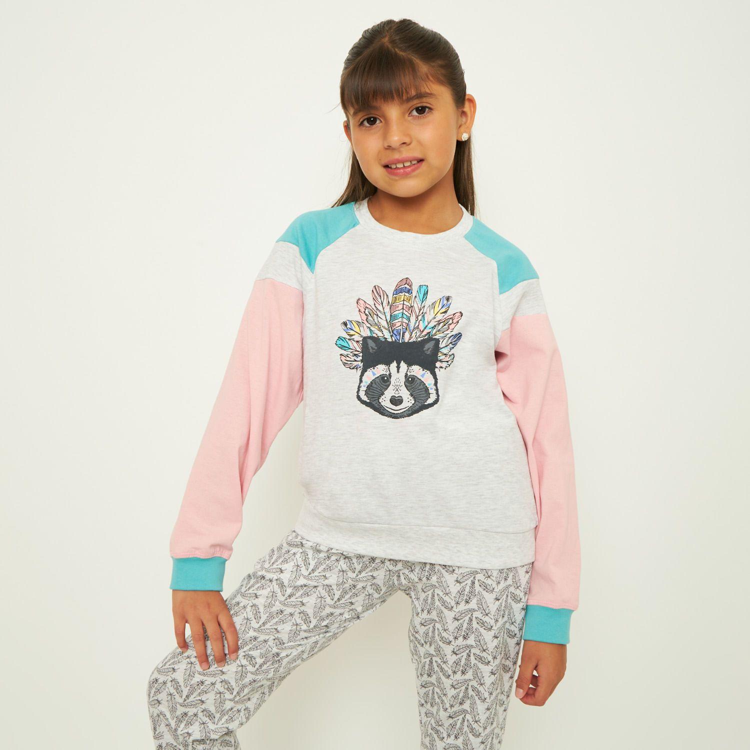 Pijama Niña Largo Algodón Palmers 67232ROS-1