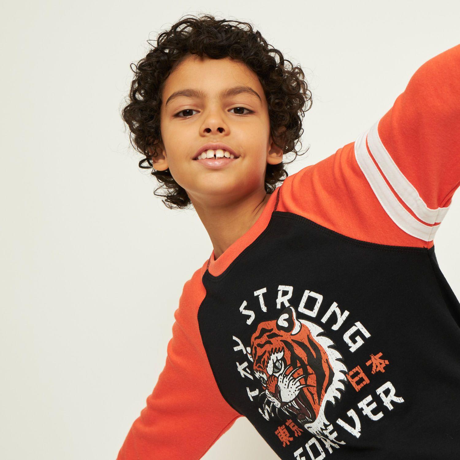 Pijama Niño Largo Algodón Palmers 87231NEG-3