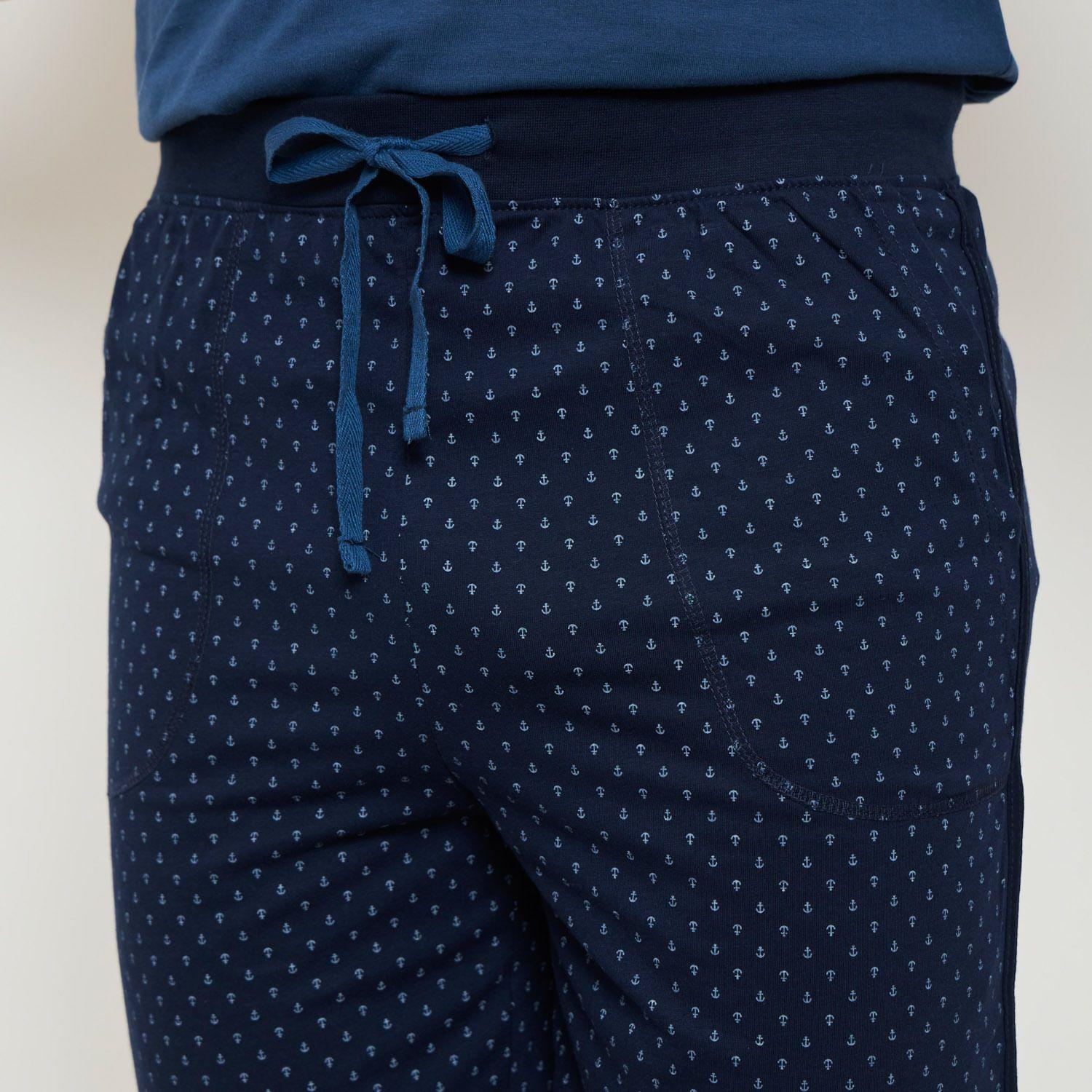 Pijama Hombre Corto Algodón Palmers 8147BAZU-3