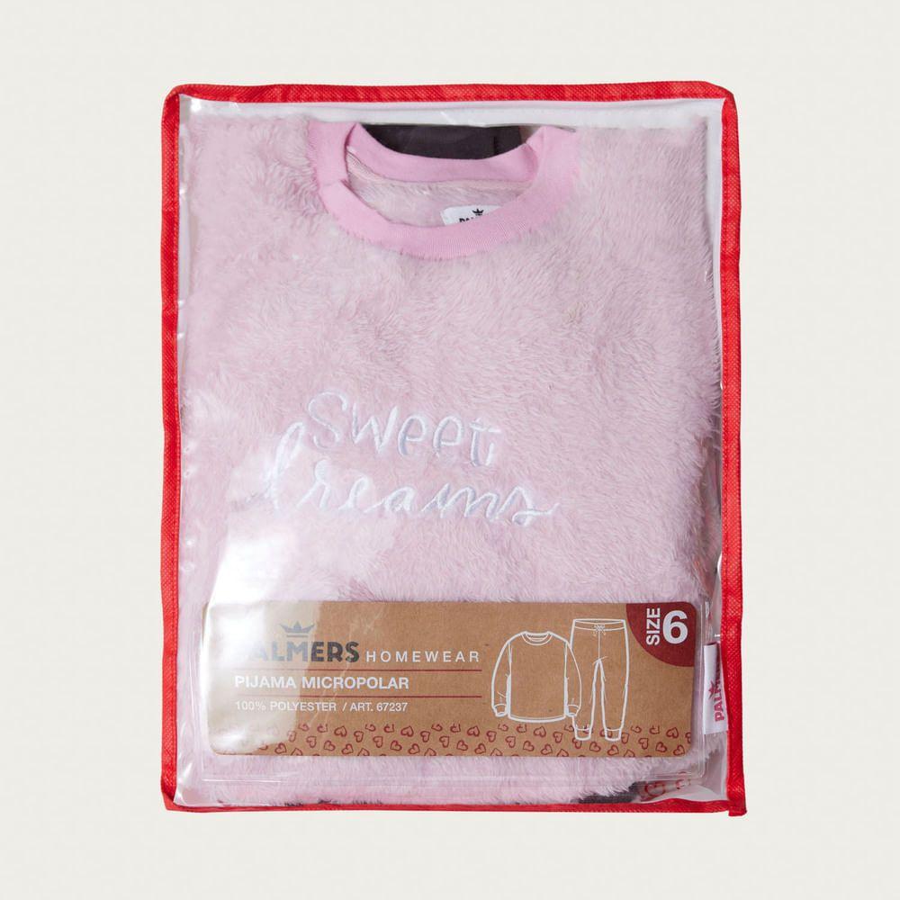 Pijama Niña Largo Micropolar Palmers 67237ROS-5