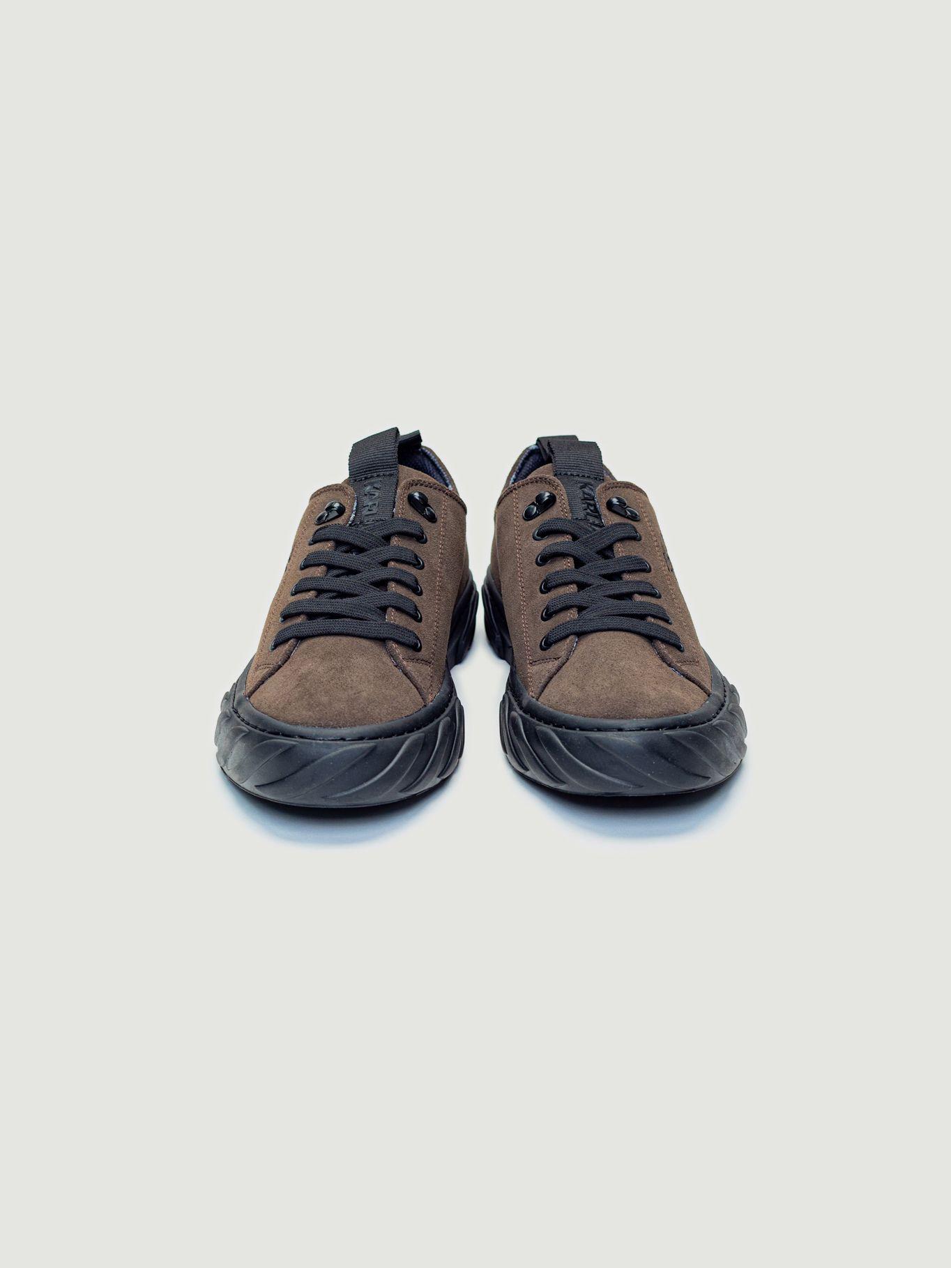 Zapatillas gamuza con logo bordado Café Karl Lagerfeld-0