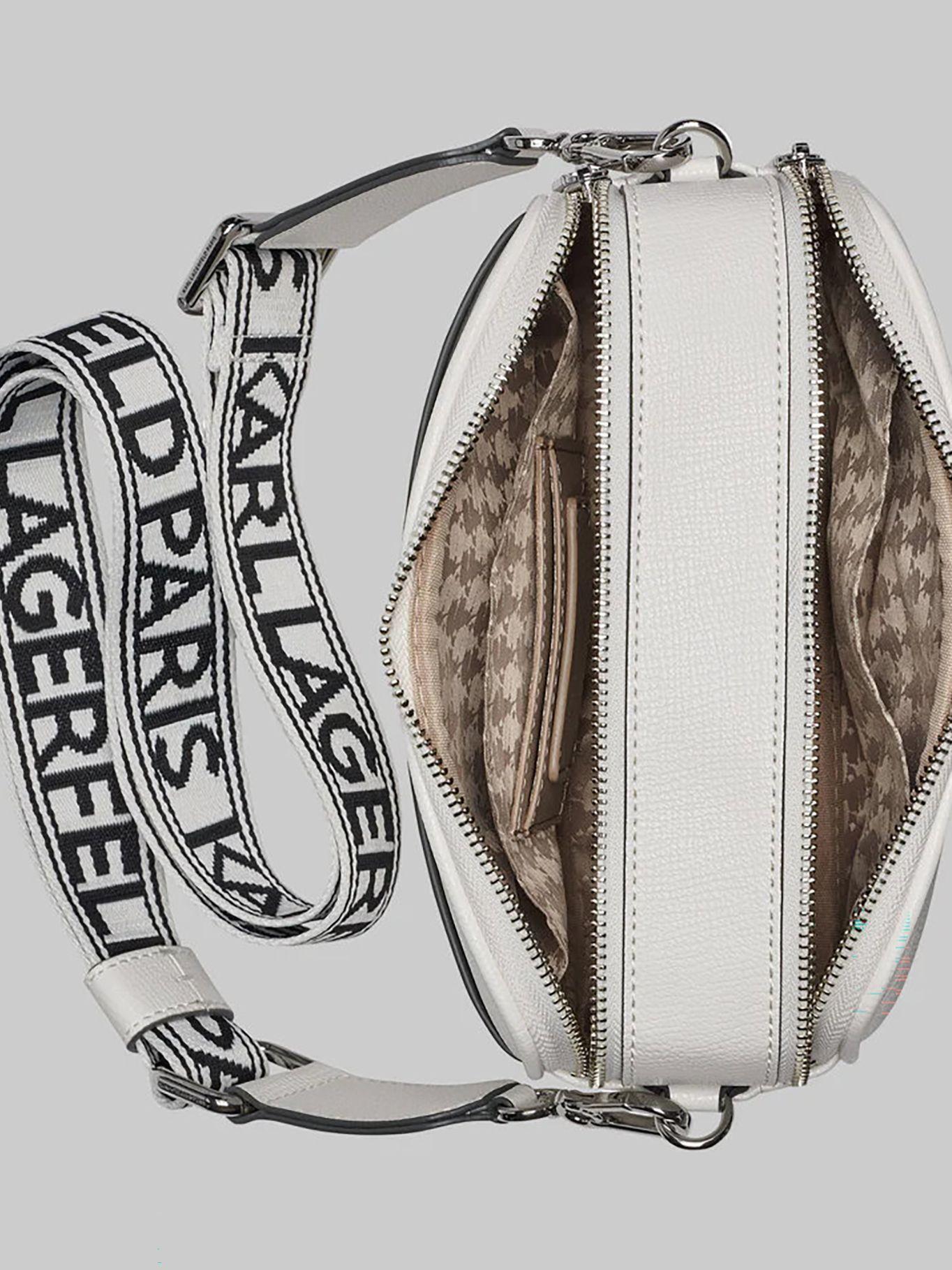 Cartera cruzada - Maybelle Crema Karl Lagerfeld-3