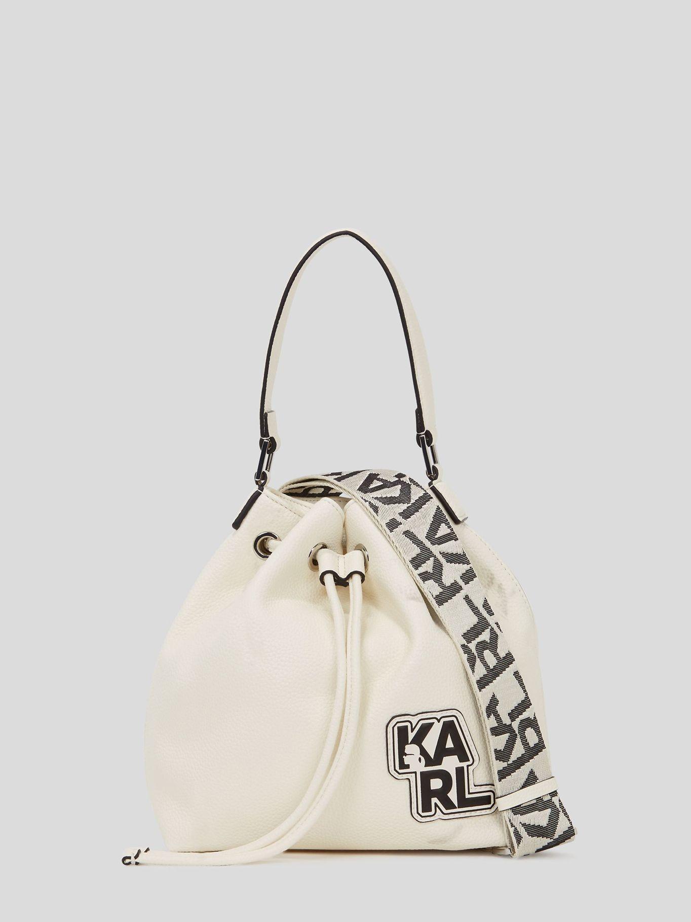 Cartera de cubo K/ATHEISURE Blanco Karl Lagerfeld-0