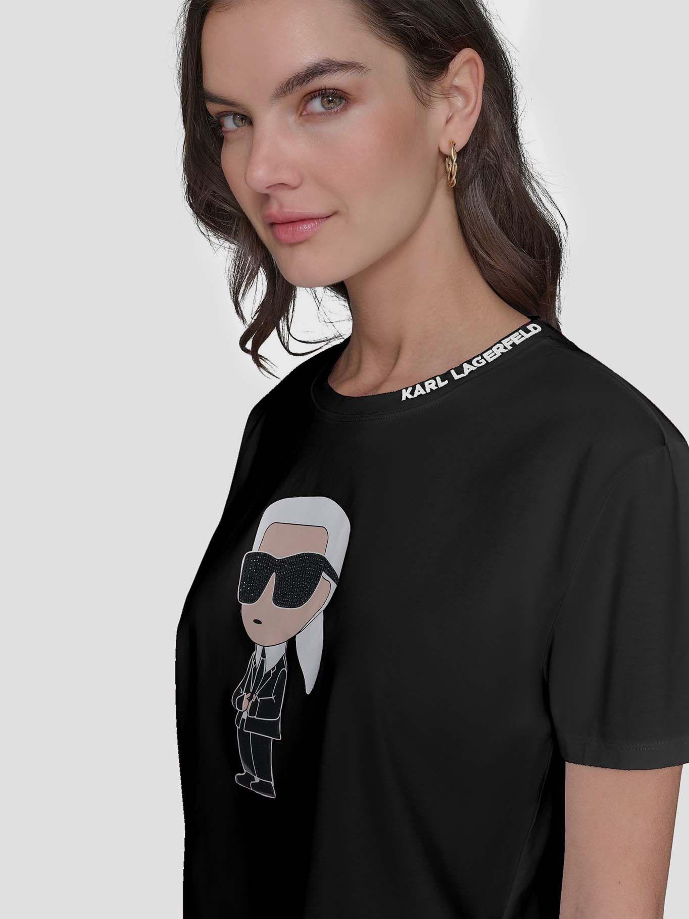Polera estampado Karl con gafas Negro Karl Lagerfeld-2