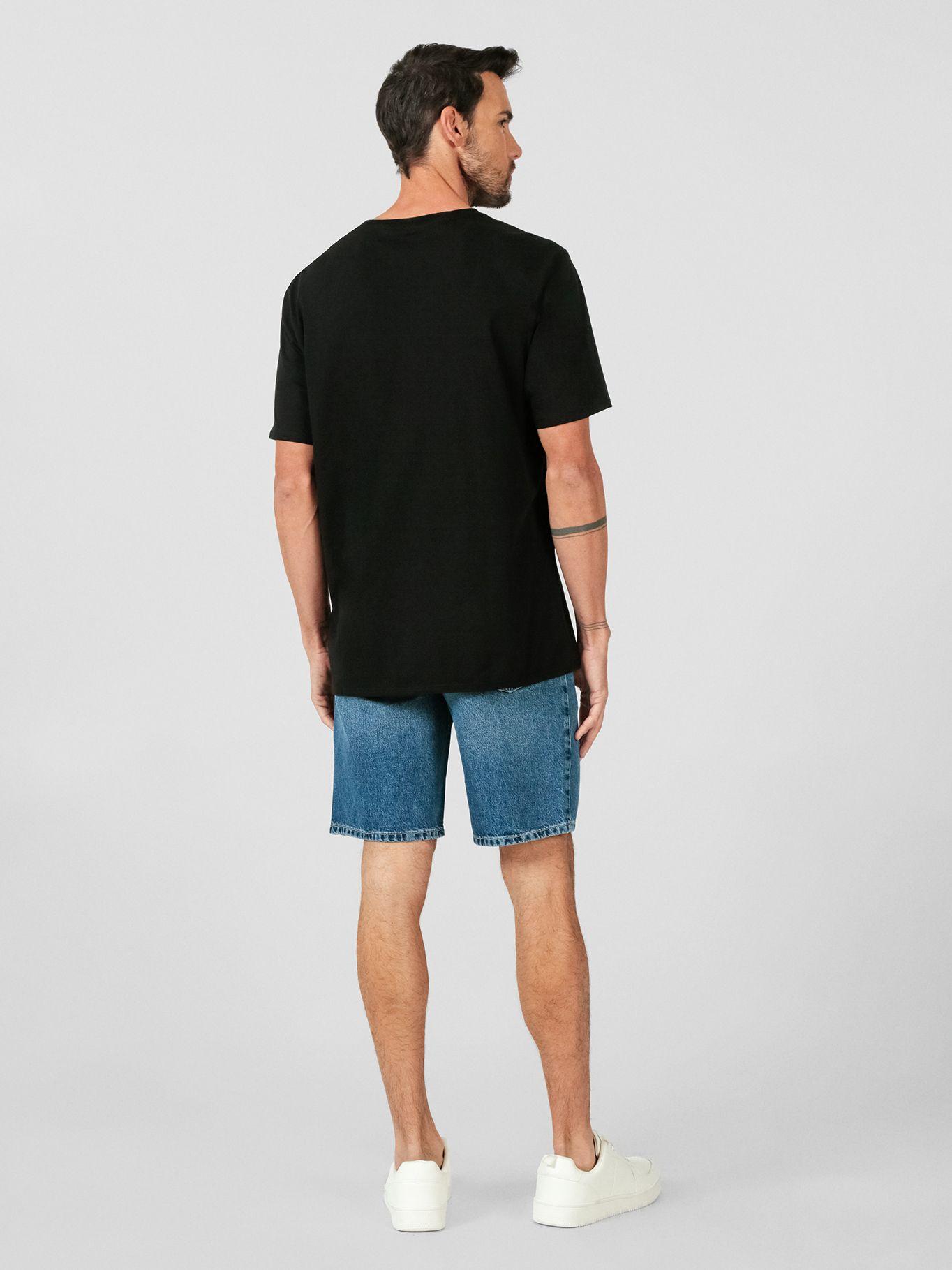 Polera con franjas estilo racing Negro Karl Lagerfeld-3