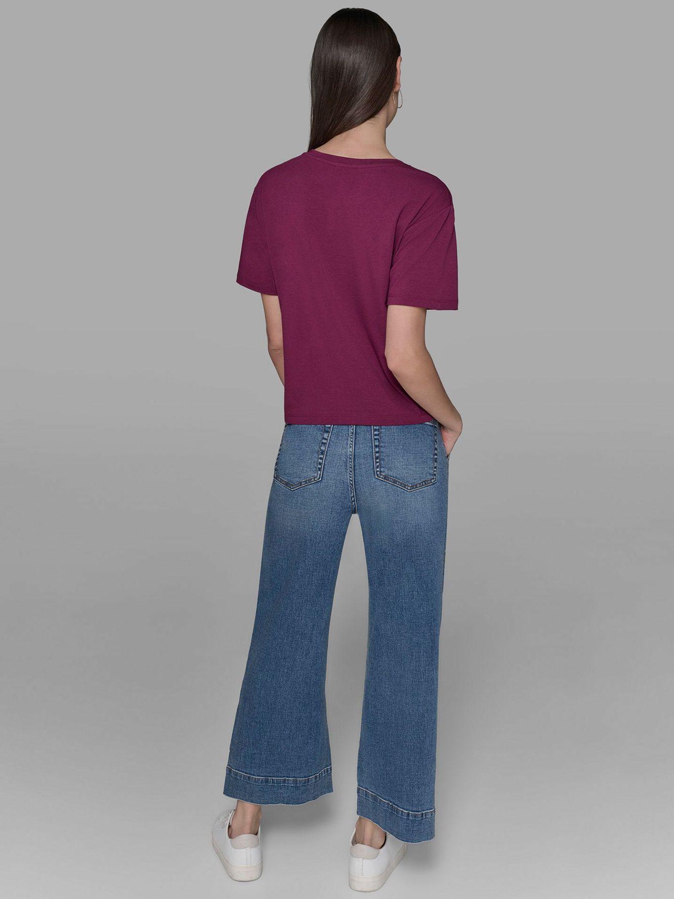 Polera estampado C EST LA VIE Rojo Karl Lagerfeld-2