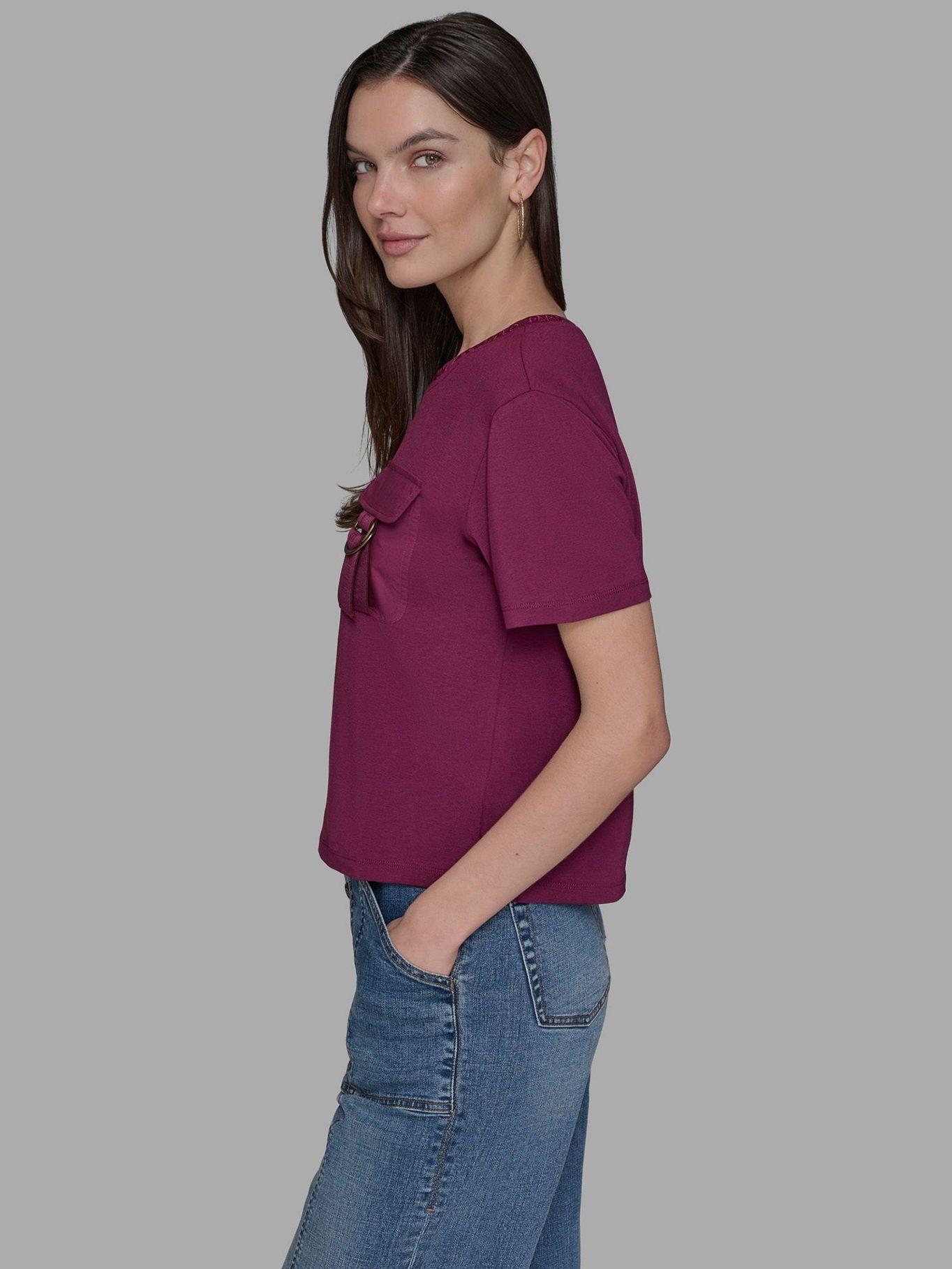 Polera estampado C EST LA VIE Rojo Karl Lagerfeld-3