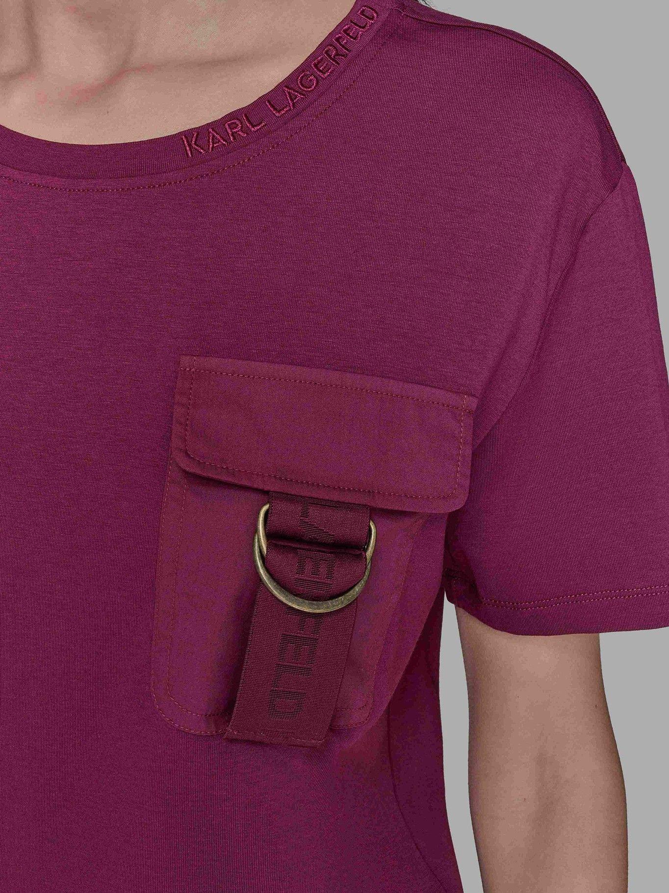 Polera estampado C EST LA VIE Rojo Karl Lagerfeld-4