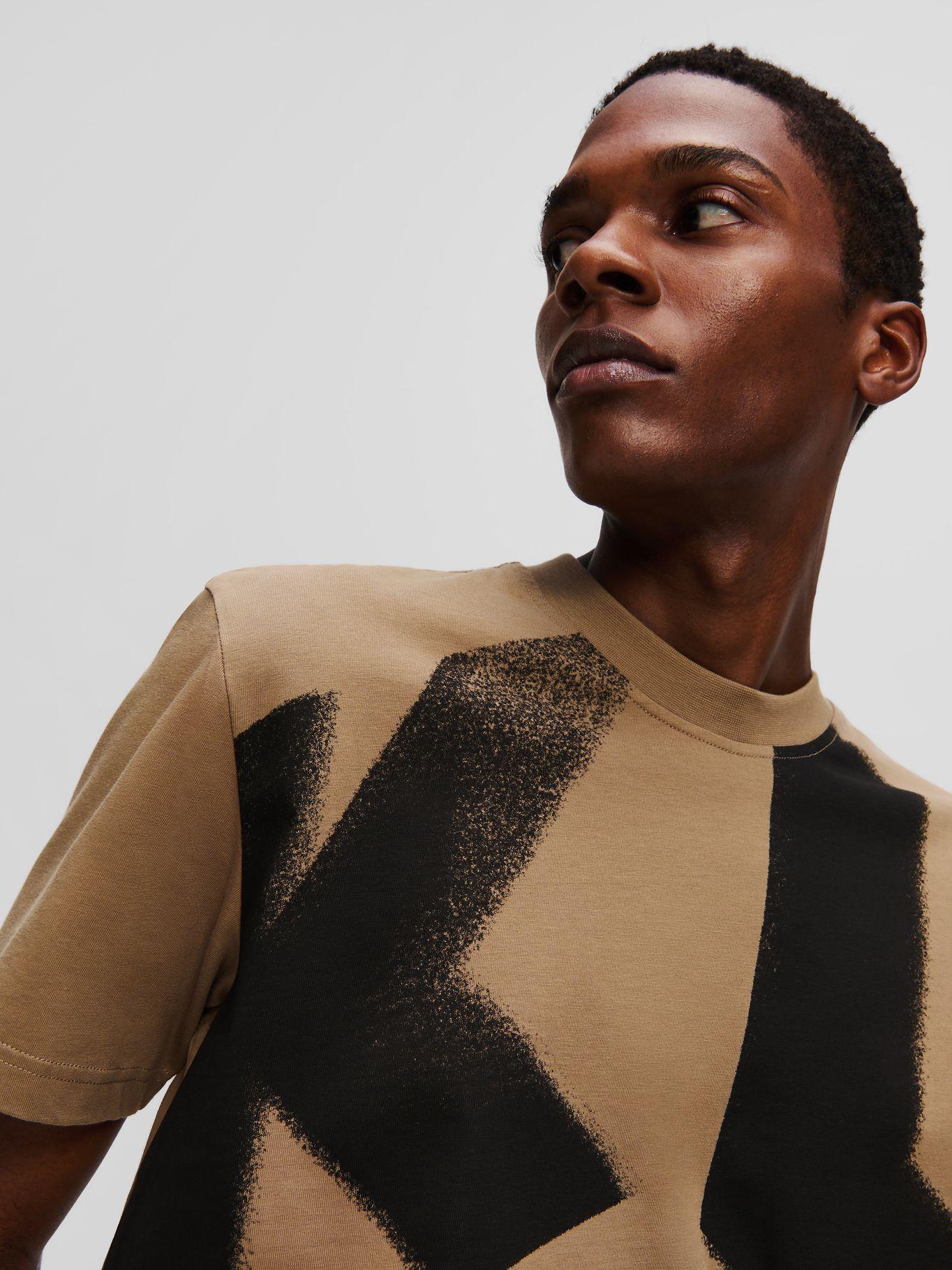 Polera regular c monograma Negro Karl Lagerfeld-3