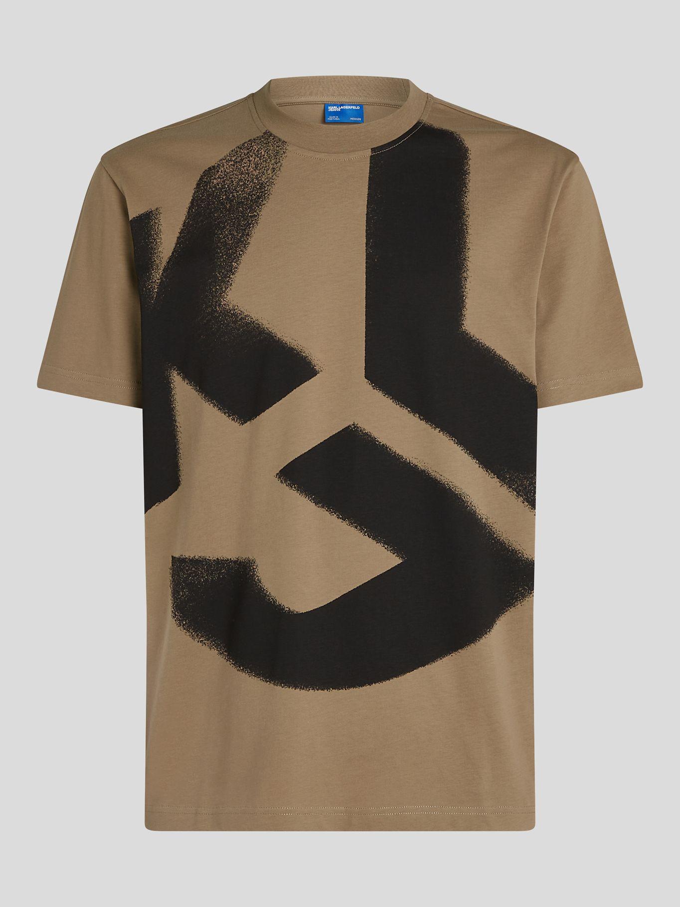 Polera regular c monograma Negro Karl Lagerfeld-4