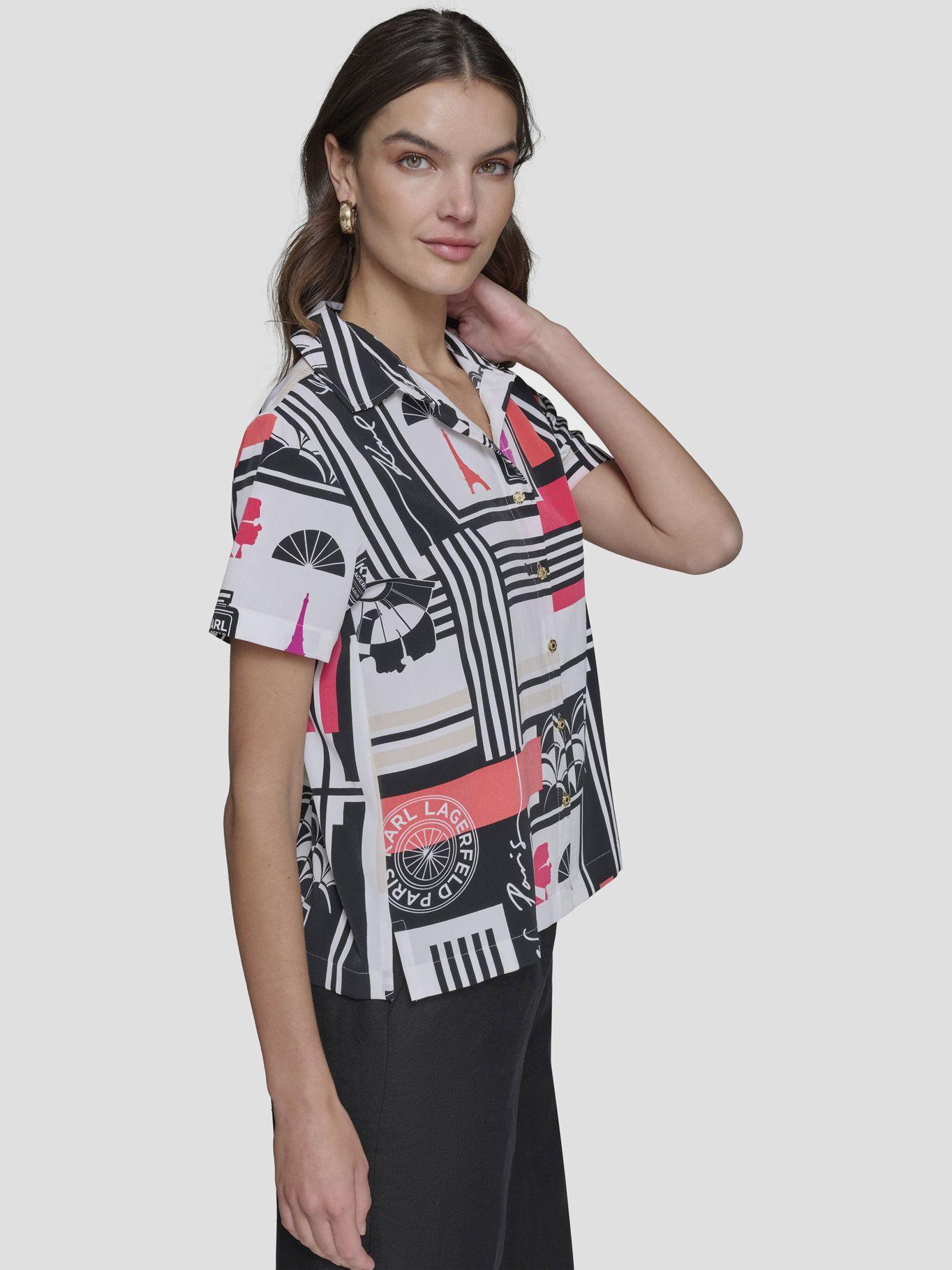 Camisa con estampado-3