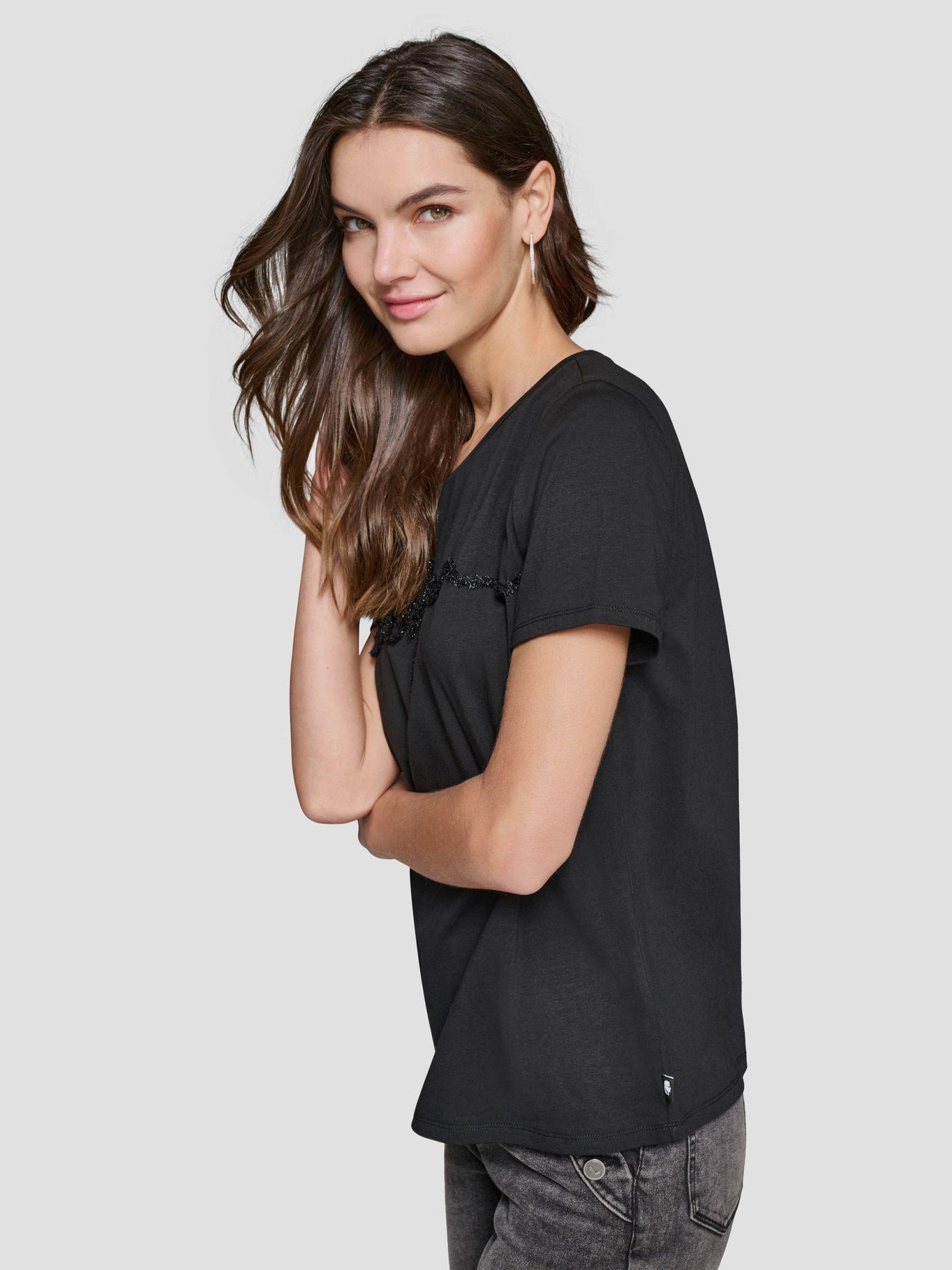 Polera con efecto afelpado-3