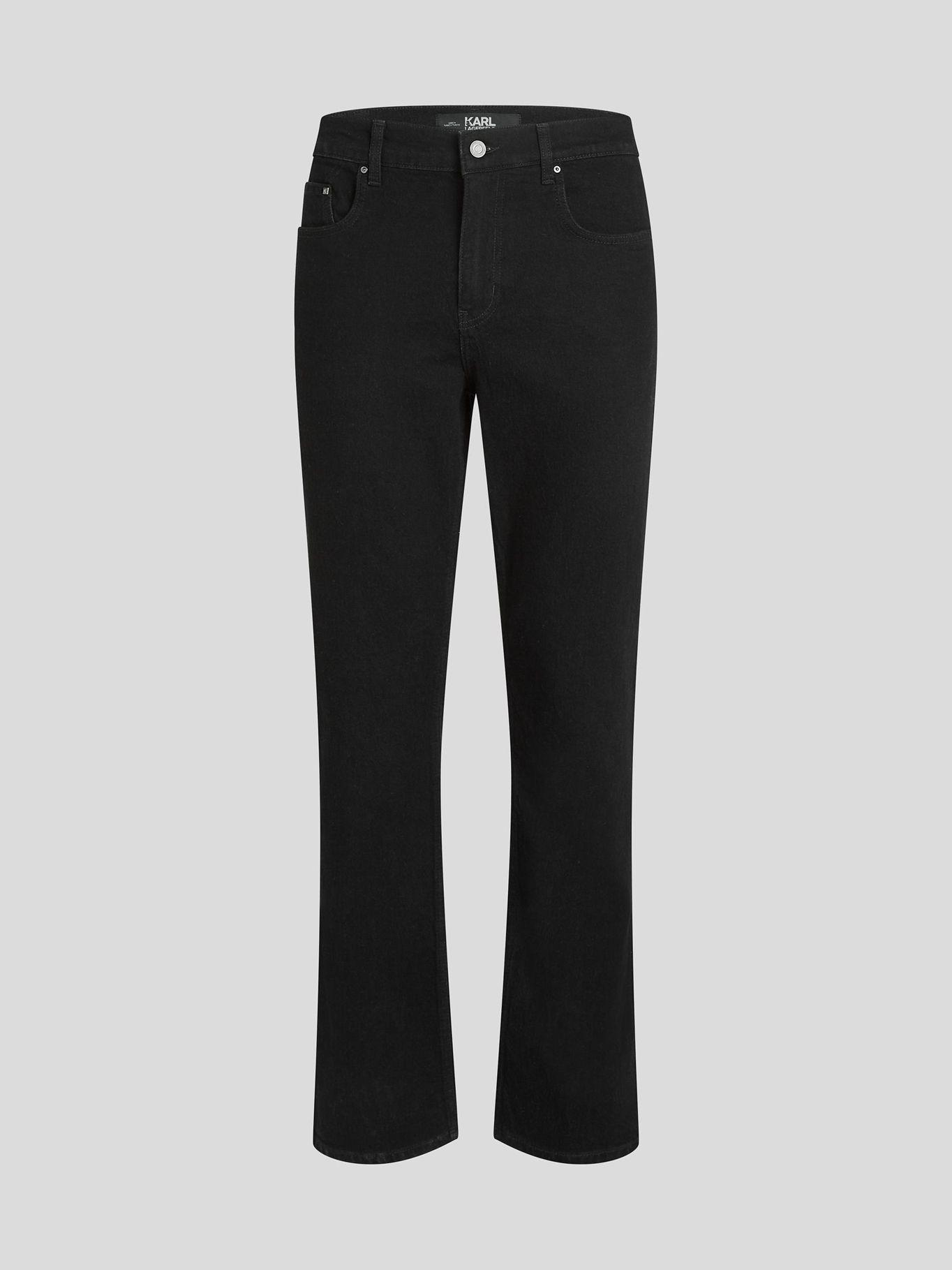 Jeans straight ikon karl Negro Karl Lagerfeld-0