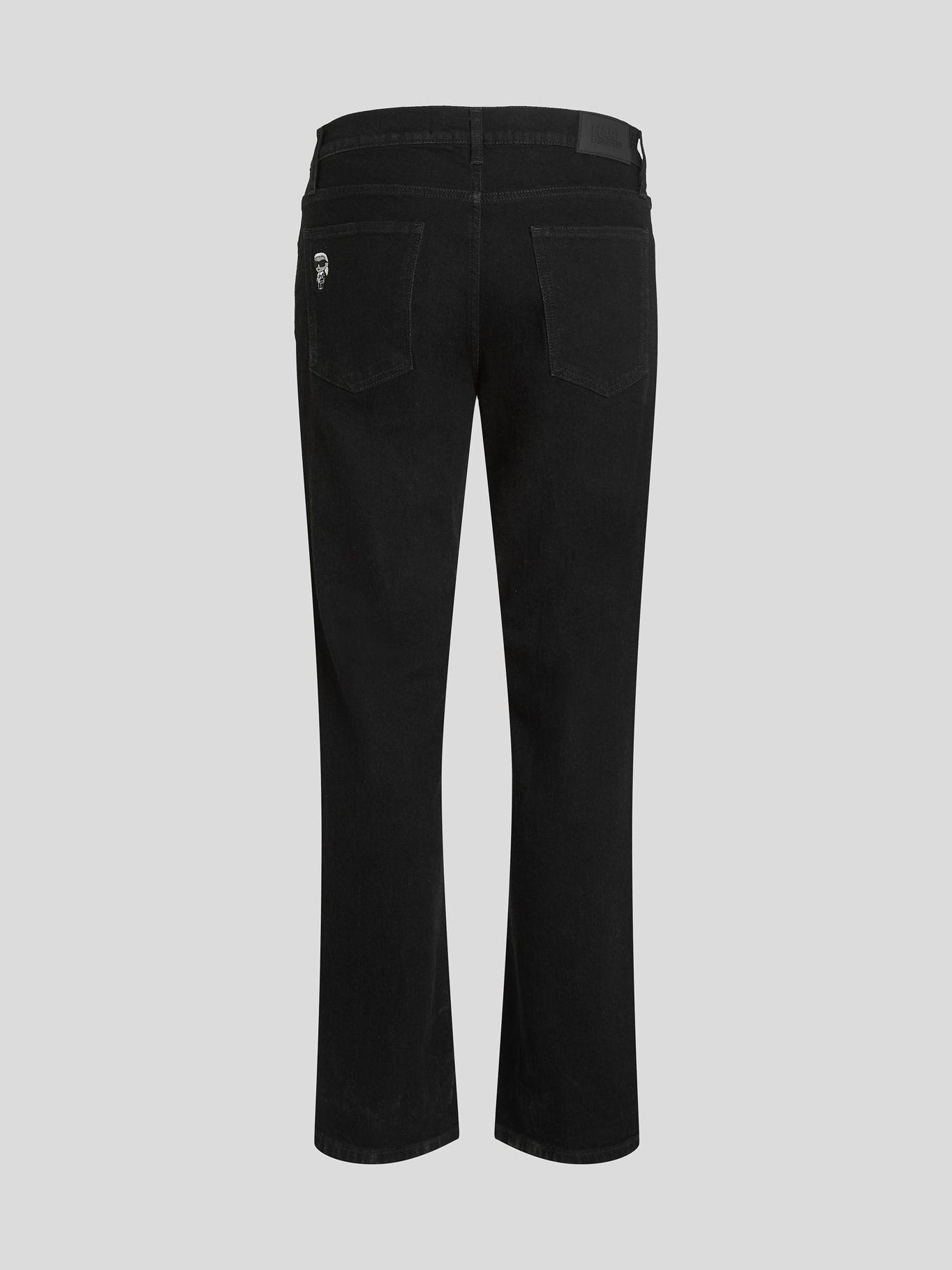 Jeans straight ikon karl Negro Karl Lagerfeld-1