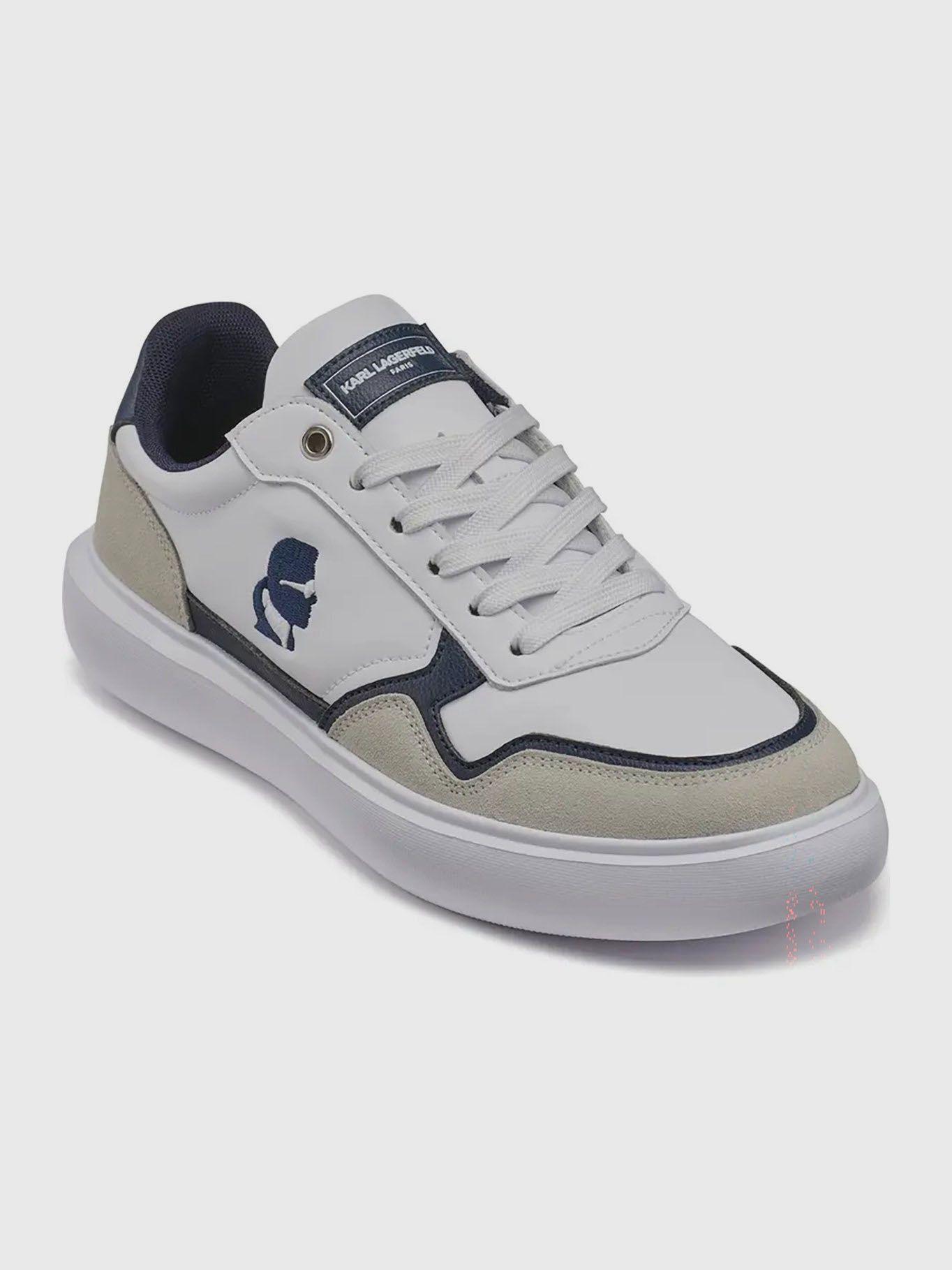 Zapatillas con logo del perfil de Karl Blanco Karl-0