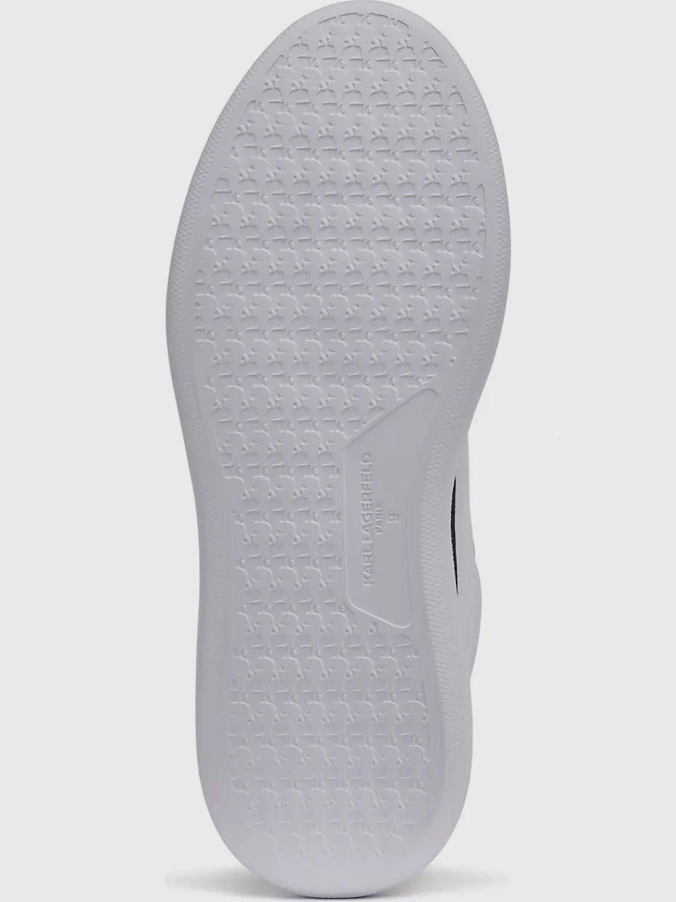 Zapatillas con logo del perfil de Karl Blanco Karl-3