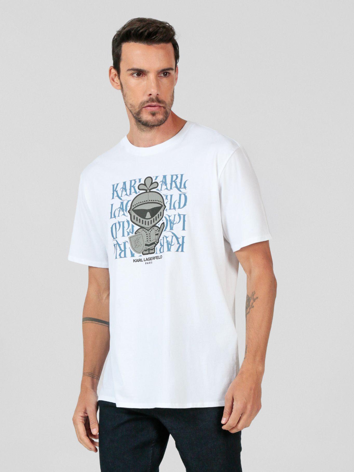 Polera Karl Armour con logo Blanco Karl Lagerfeld-0