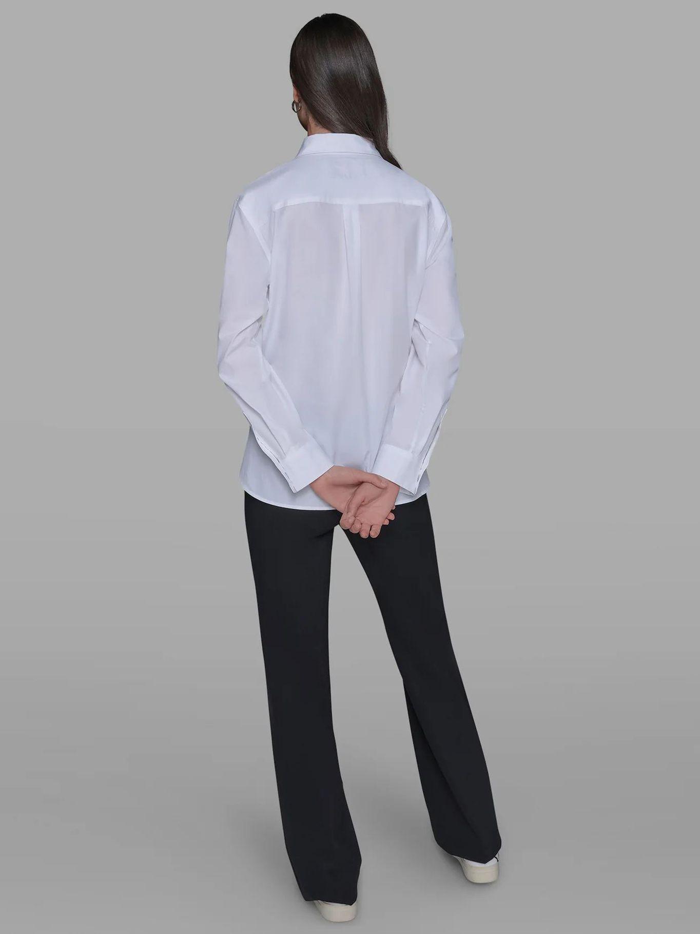 Camisa manga larga estampado retratos Choupette Blanco-2