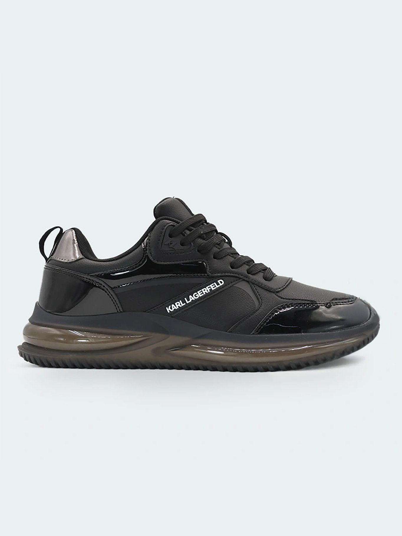 Zapatilla runner con logo lateral Negro Karl Lagerfeld-2