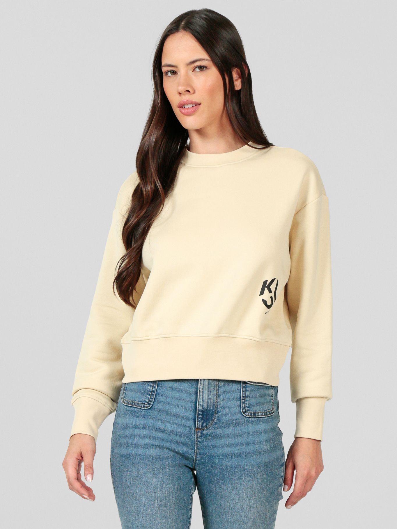 Polerón regular con monograma Beige Karl Lagerfeld-0