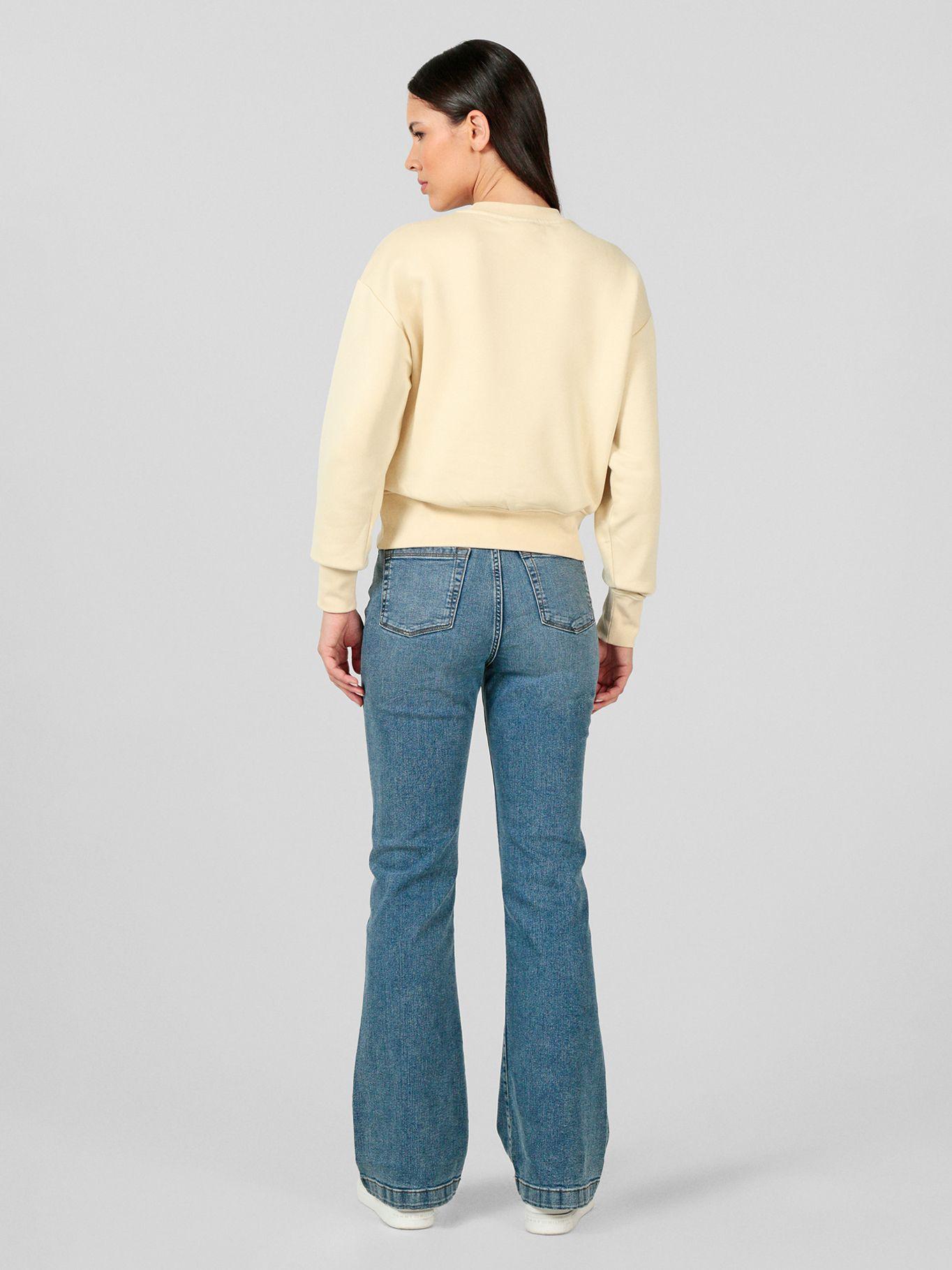 Polerón regular con monograma Beige Karl Lagerfeld-3