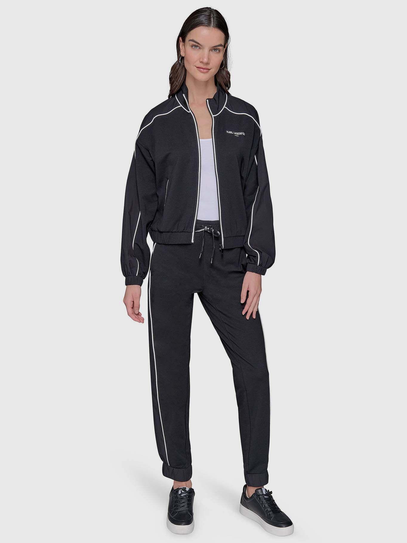 Chaqueta colorblock Negro Karl Lagerfeld-1