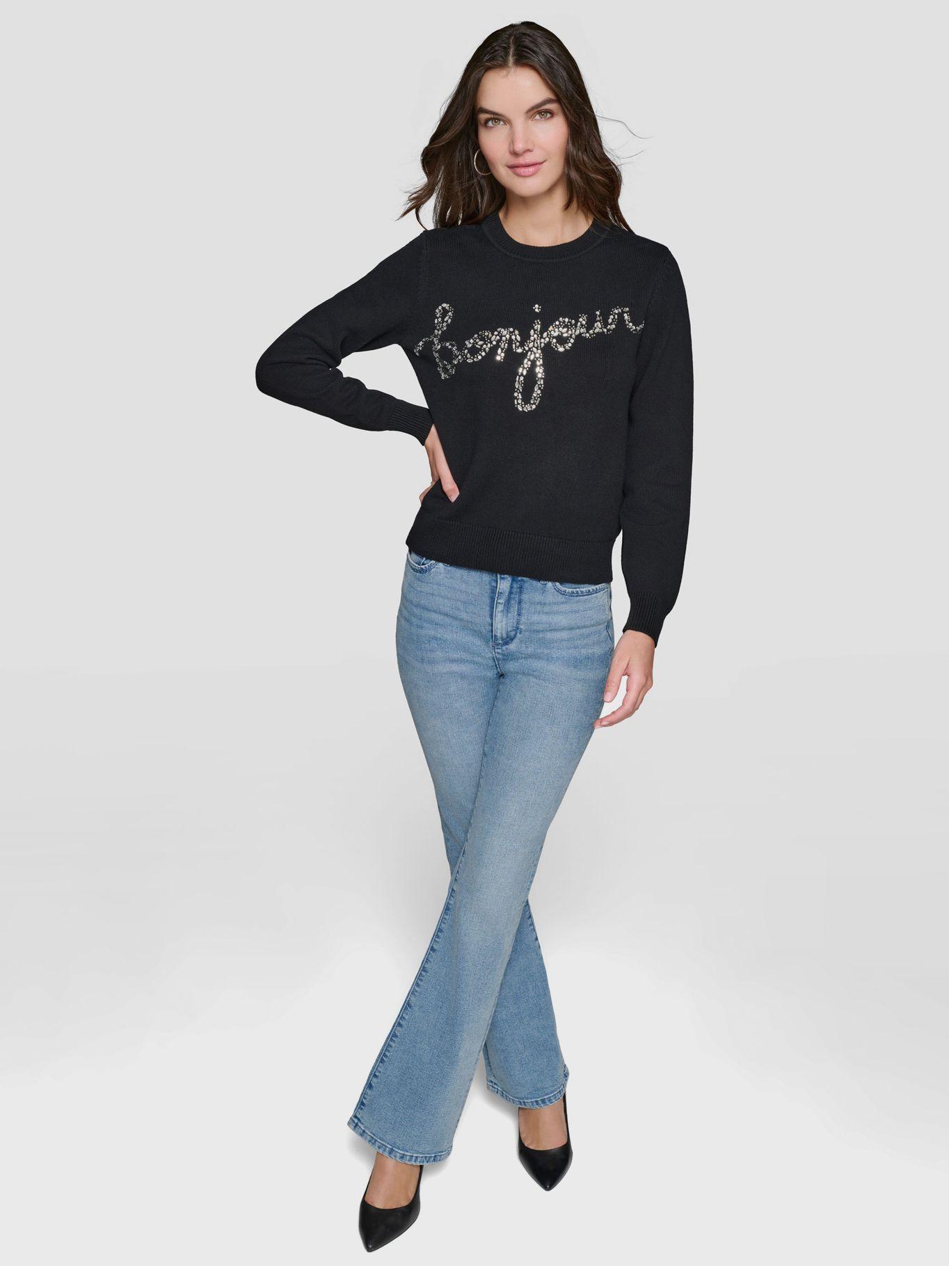 Sweater bonjour con cristales-1