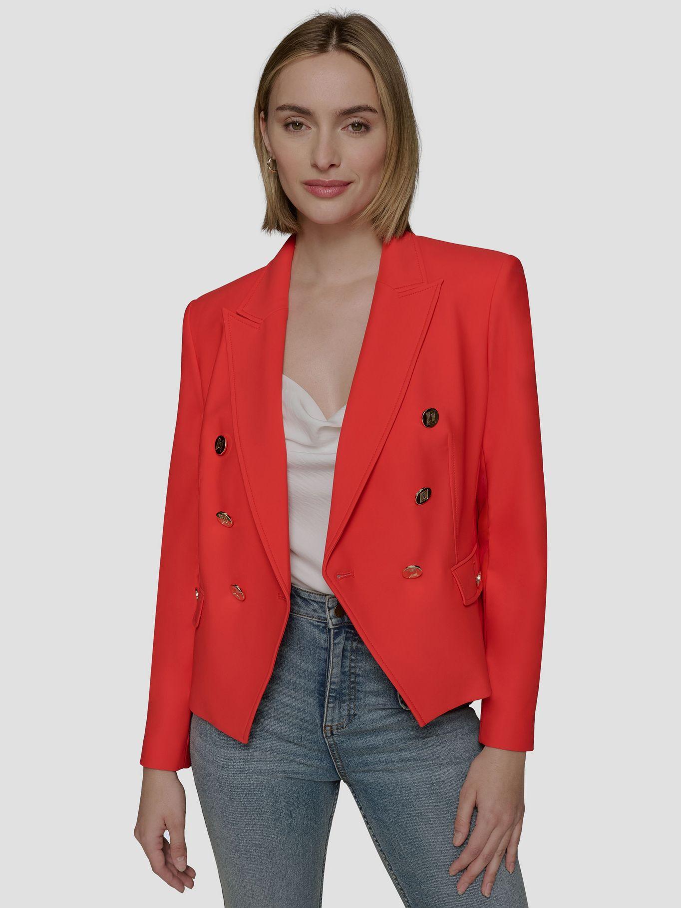 Chaqueta elegante corta Rojo Karl Lagerfeld-0
