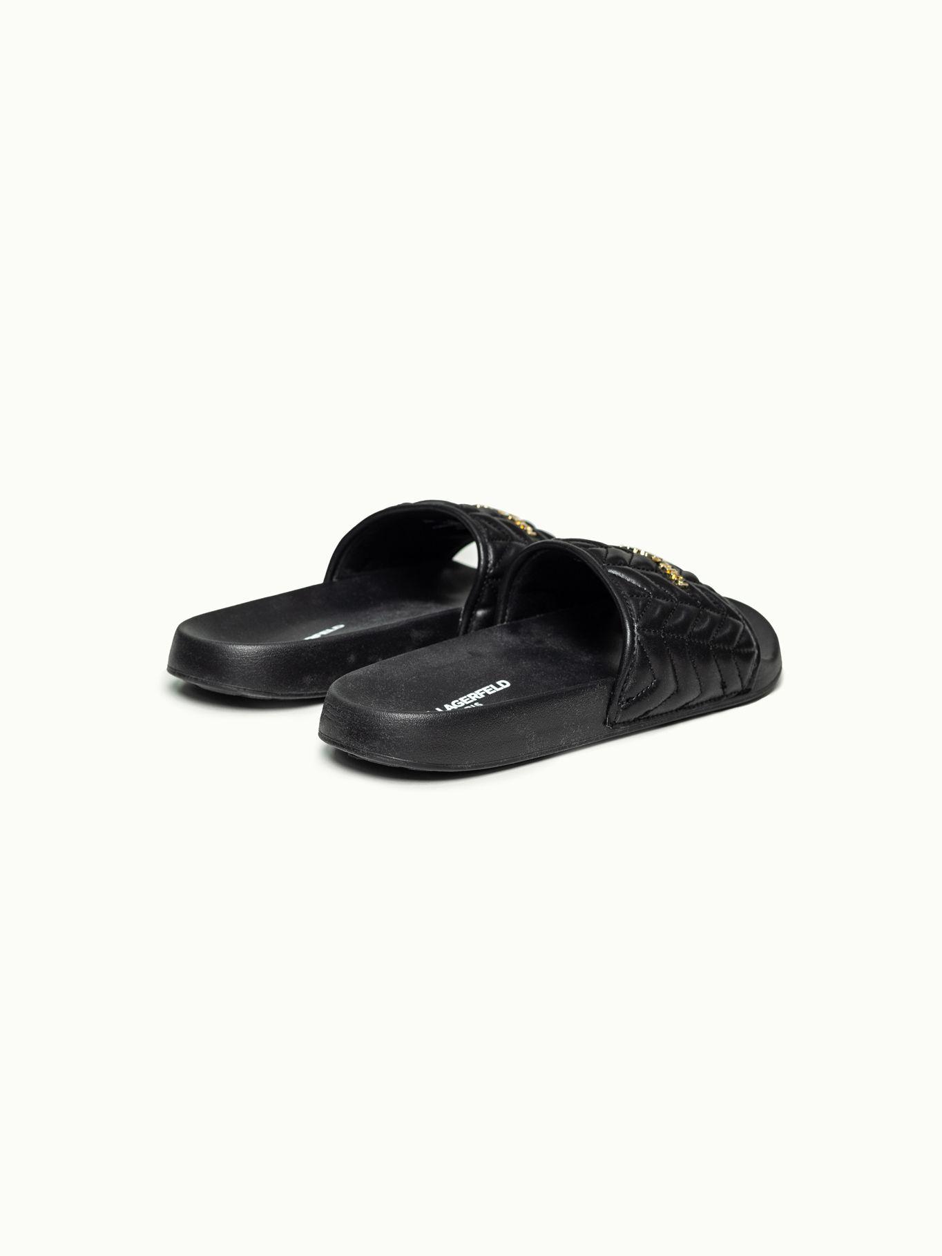Sandalias Zo Logoblack acolchadas Negro Karl Lagerfeld-2