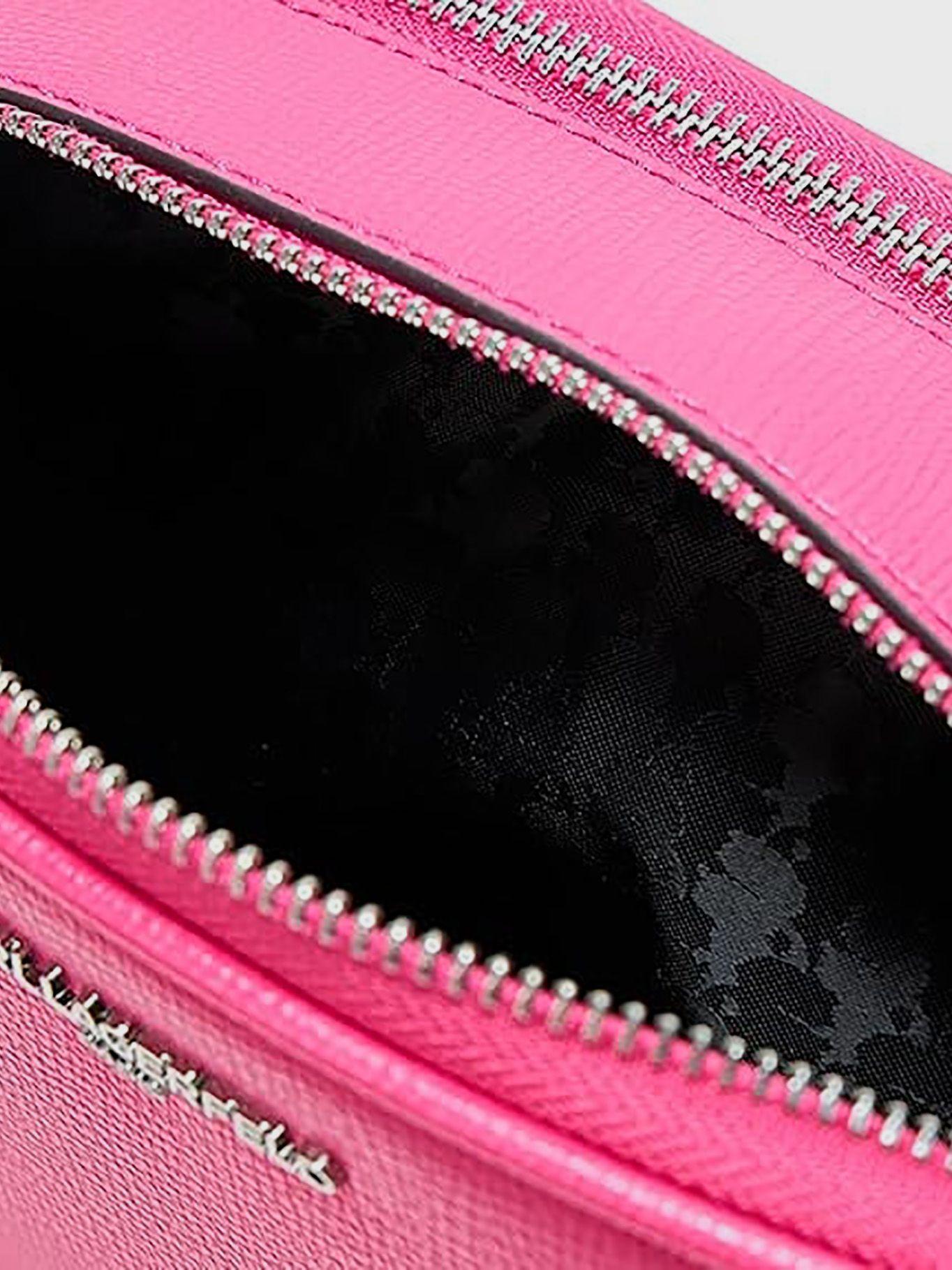 Cartera cruzada con llavero monedero - Maybelle Rosa-3
