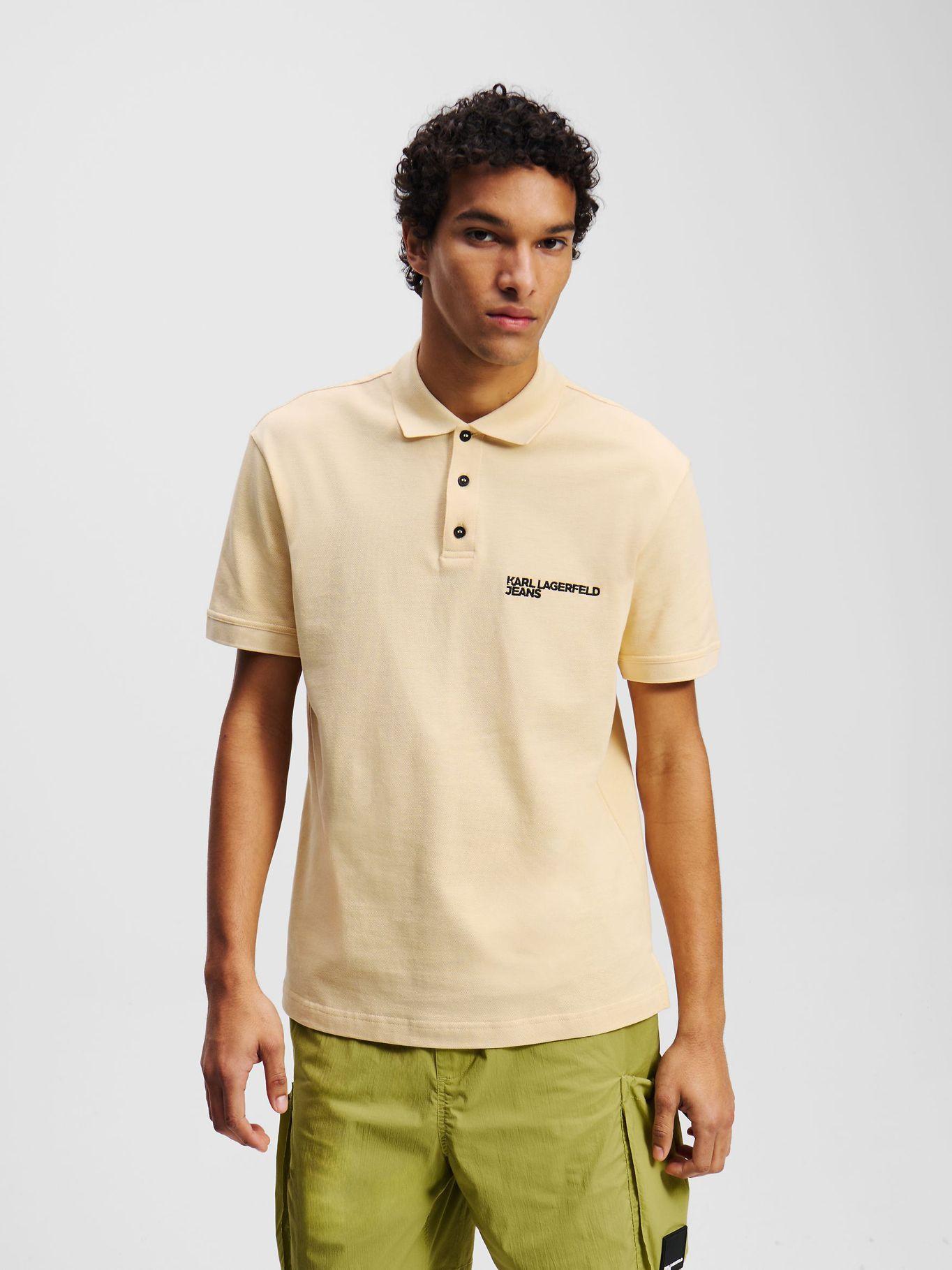 Polo regular con logotipo Blanco Karl Lagerfeld-0