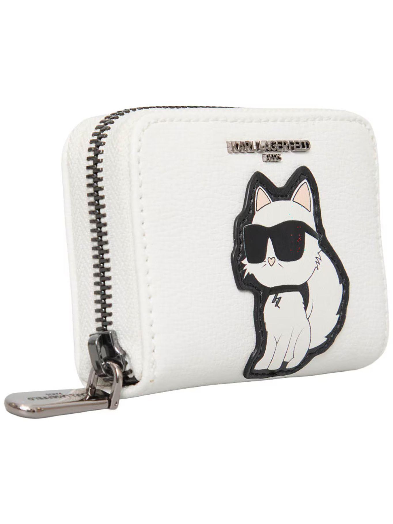 Tarjetero Maybelle Blanco Karl Lagerfeld-3