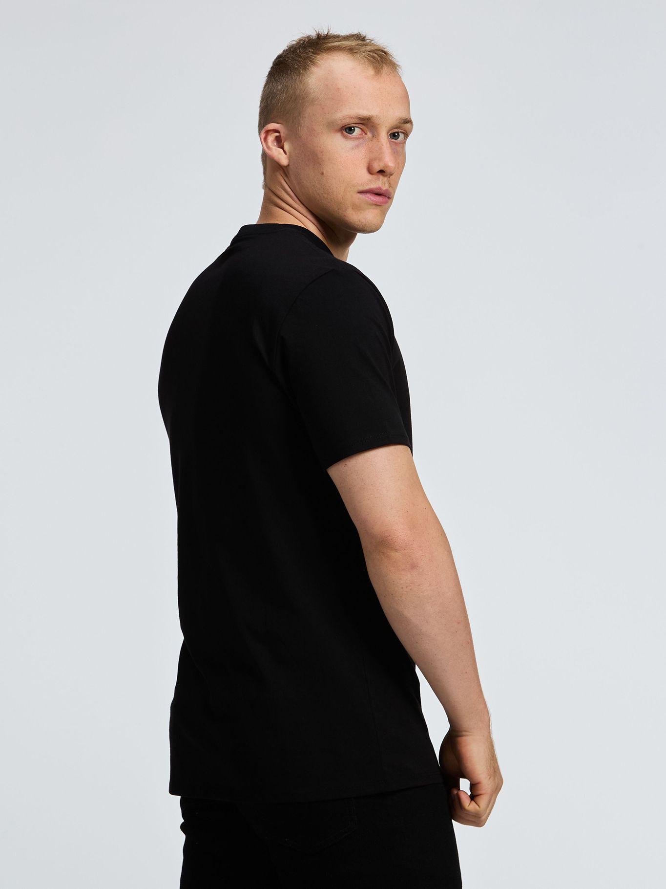 Polera con gráfico Karl con efecto Negro Karl Lagerfeld-4