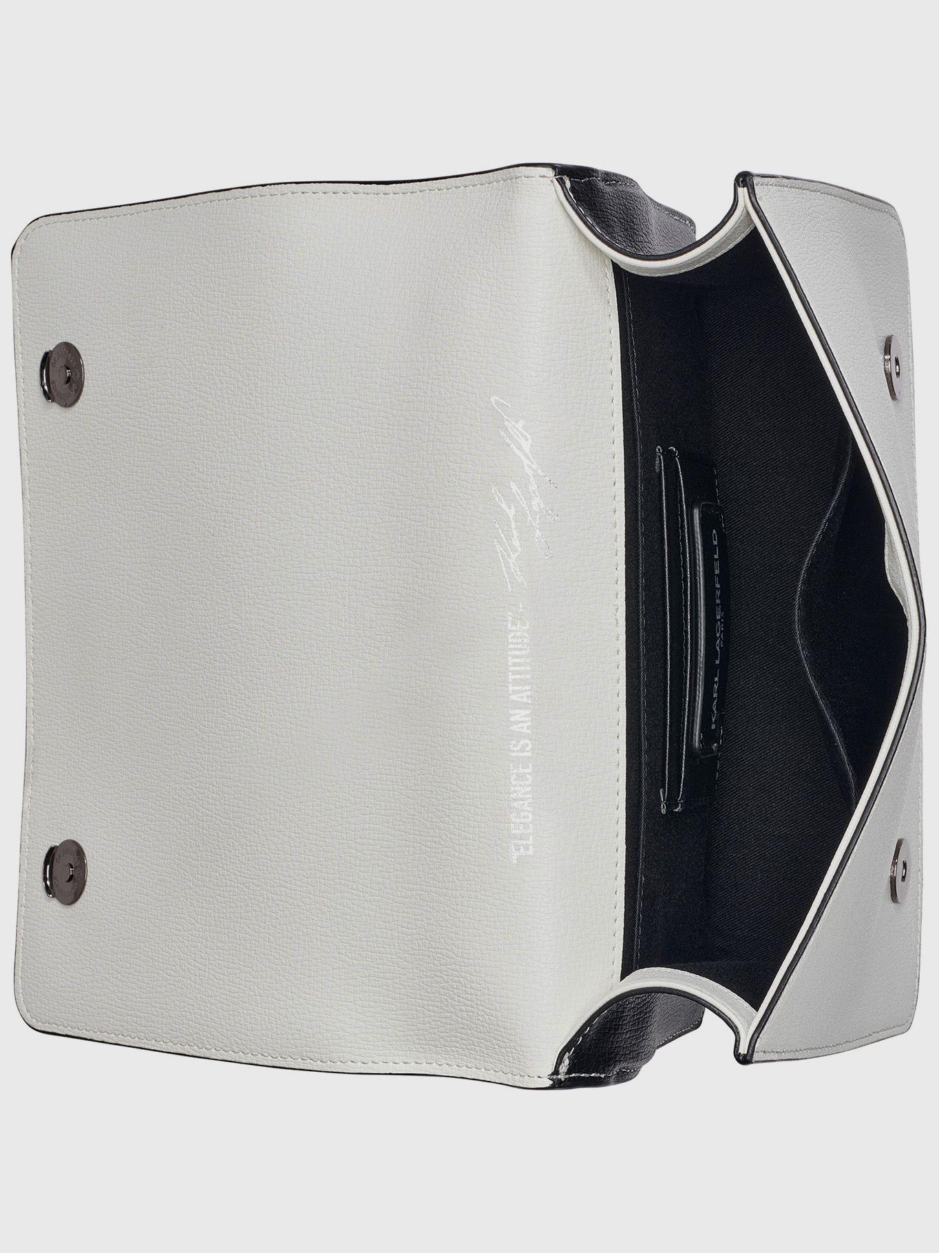 Cartera cruzada solapa -Simone Blanco Karl Lagerfeld-2