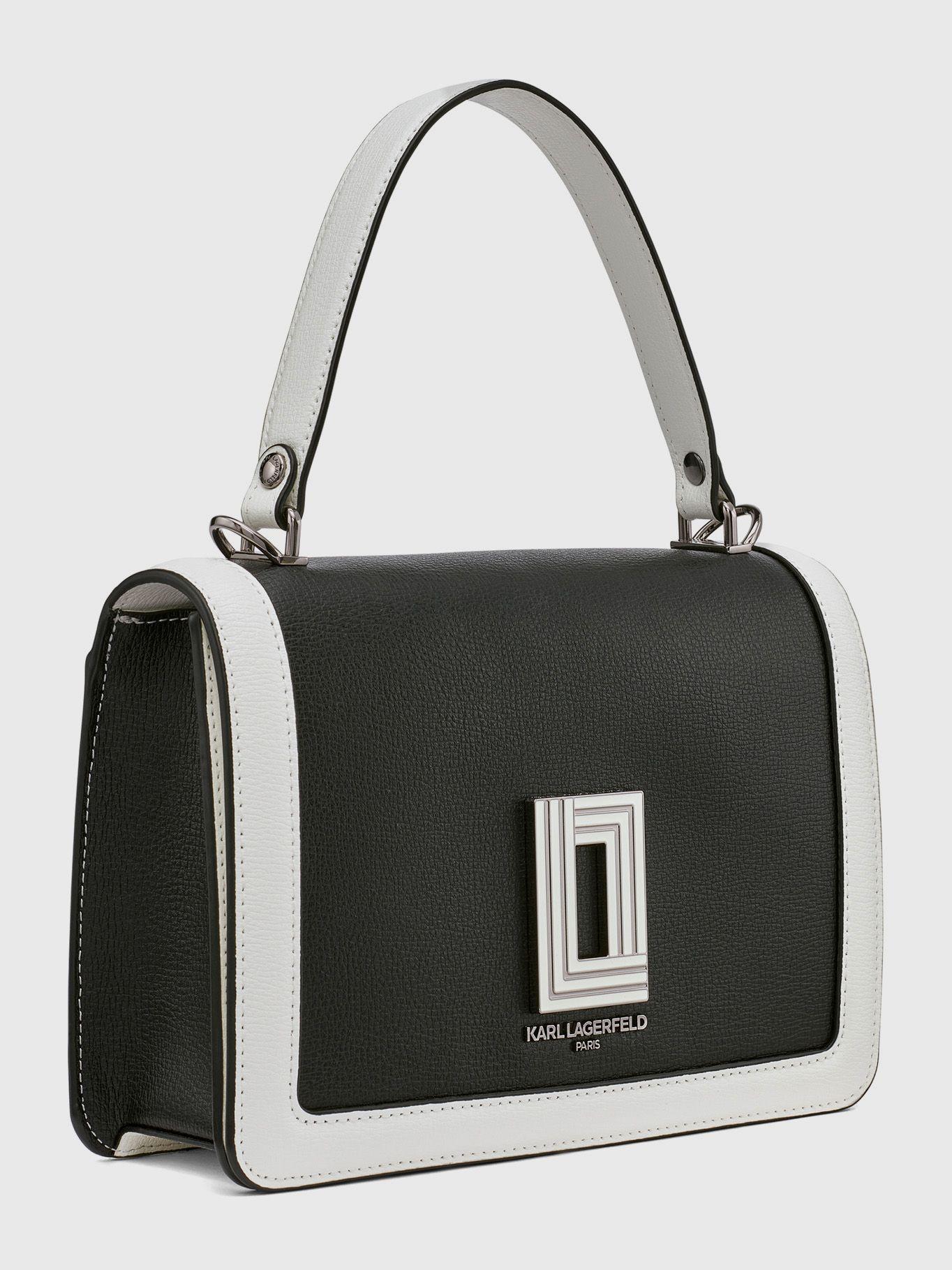 Cartera cruzada solapa -Simone Blanco Karl Lagerfeld-4