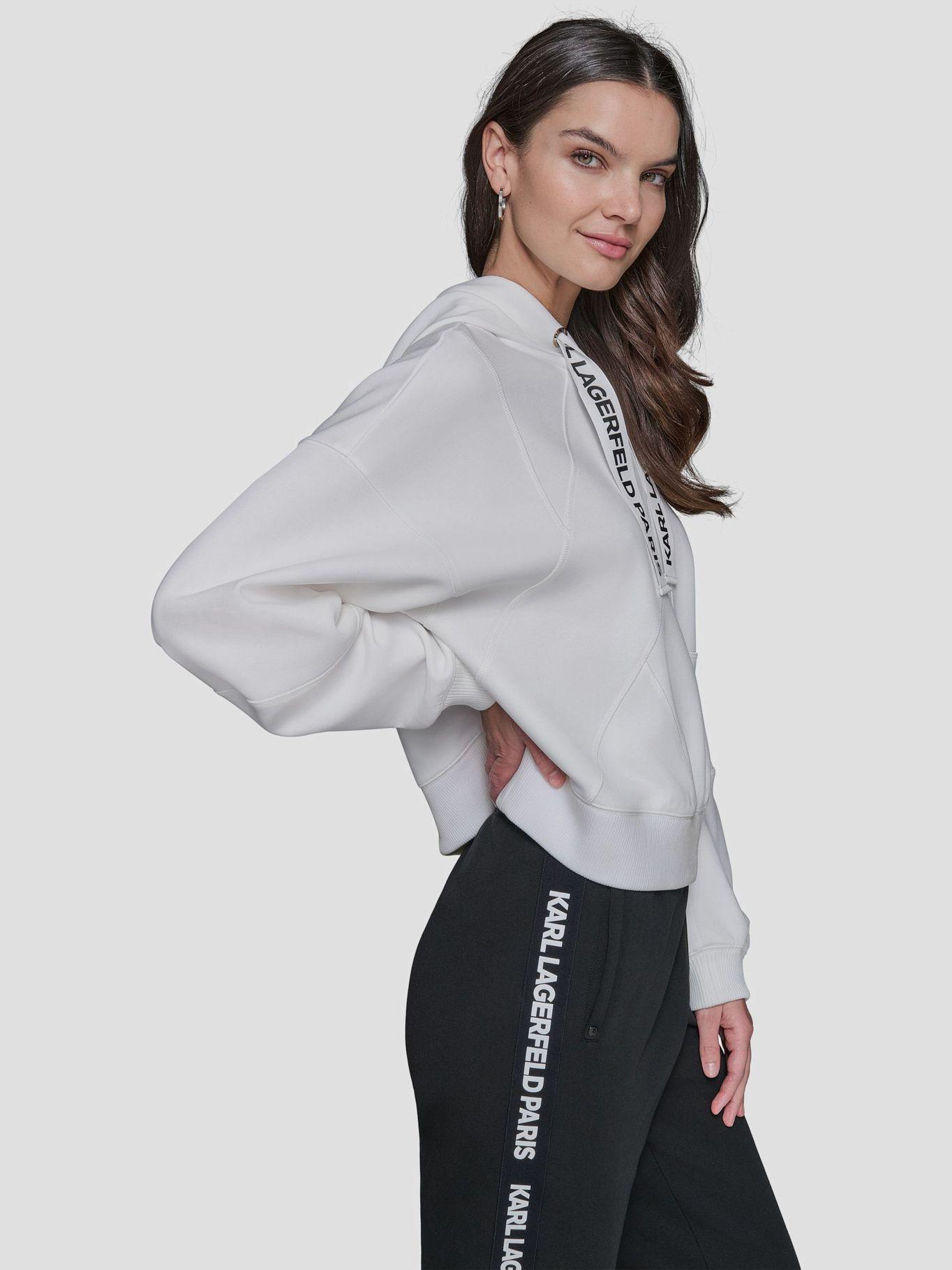 Polerón con logo oversized Blanco Karl Lagerfeld-3