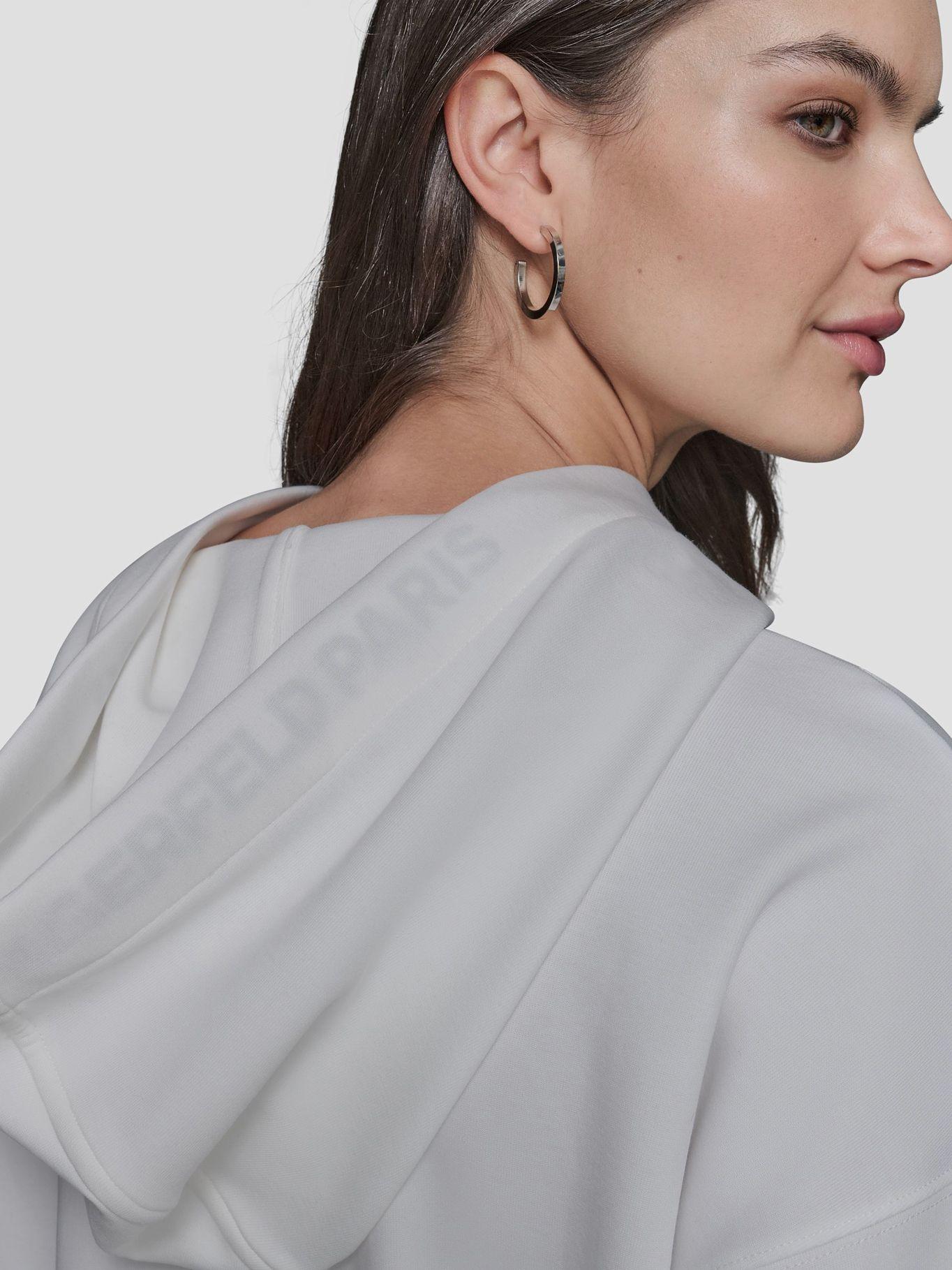 Polerón con logo oversized Blanco Karl Lagerfeld-5
